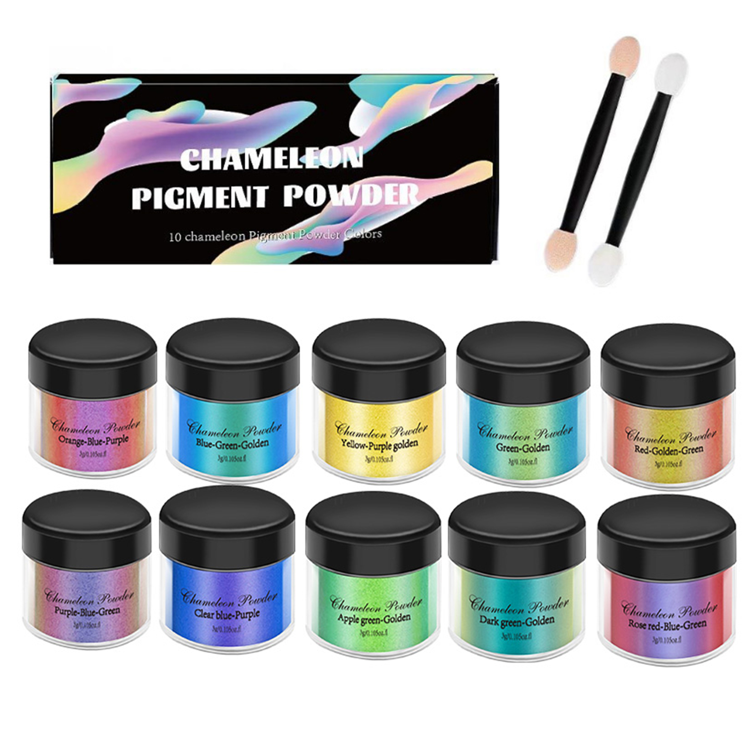 10/20pcs Mirror Chameleons Pig - Resin Pigment Set recensione e prezzo