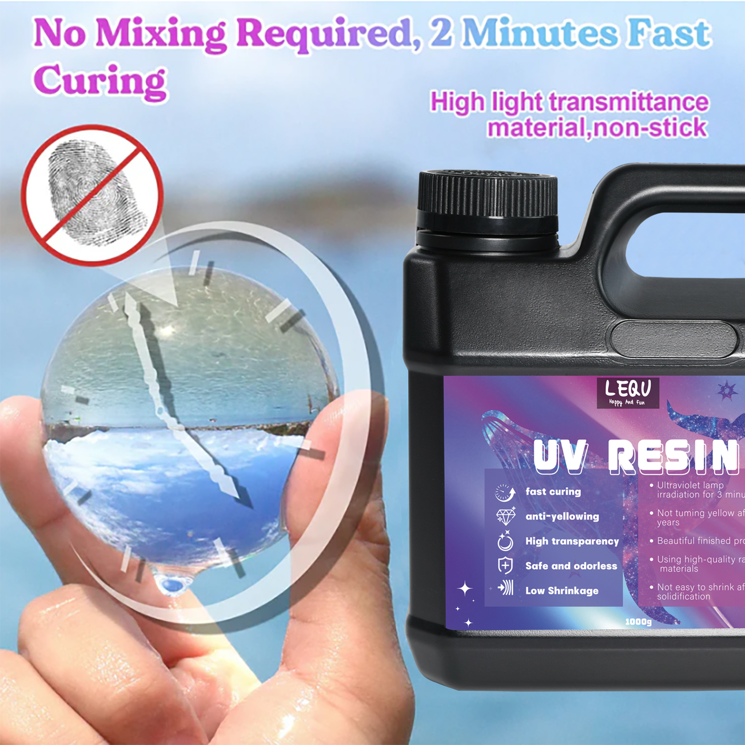Bulk UV Resin Crystal Clear La - Resin Jewelry Kit recensione e prezzo