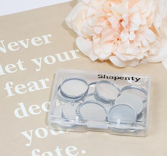 20 Pieces Stainless Steel Roun - Resin Crafts Diy recensione e prezzo