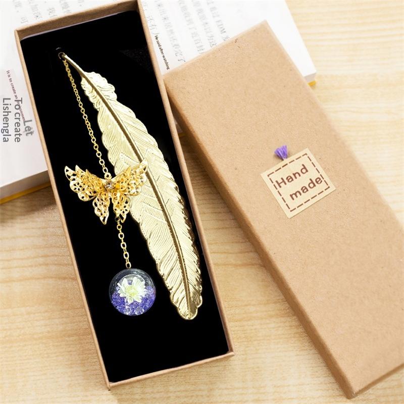 1PC Metal Bookmark Creative Im - Dried Flower Bulk recensione e prezzo