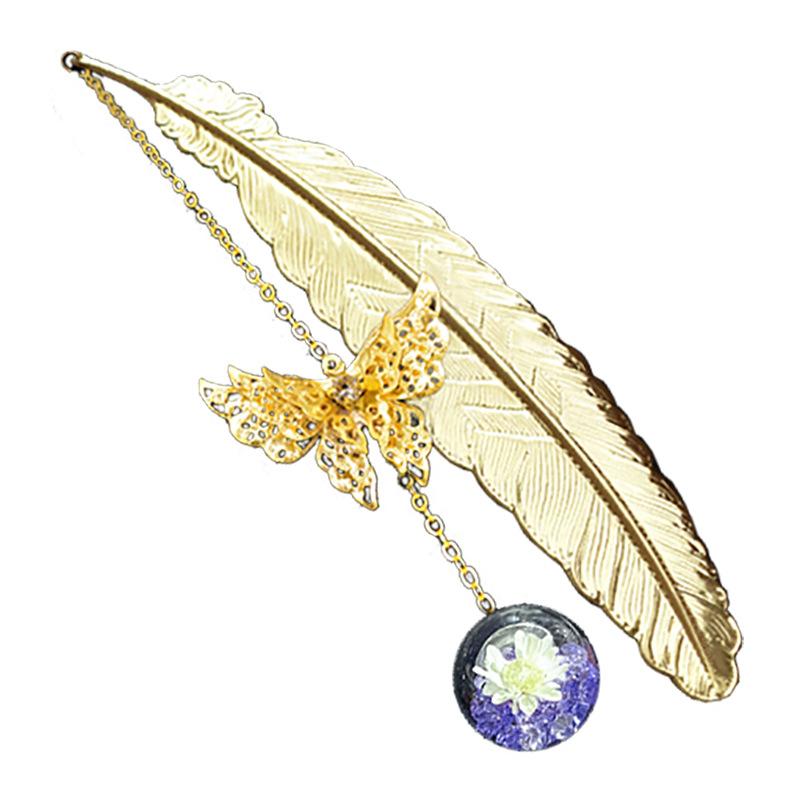 1PC Metal Bookmark Creative Im - Dried Flower Bulk recensione e prezzo