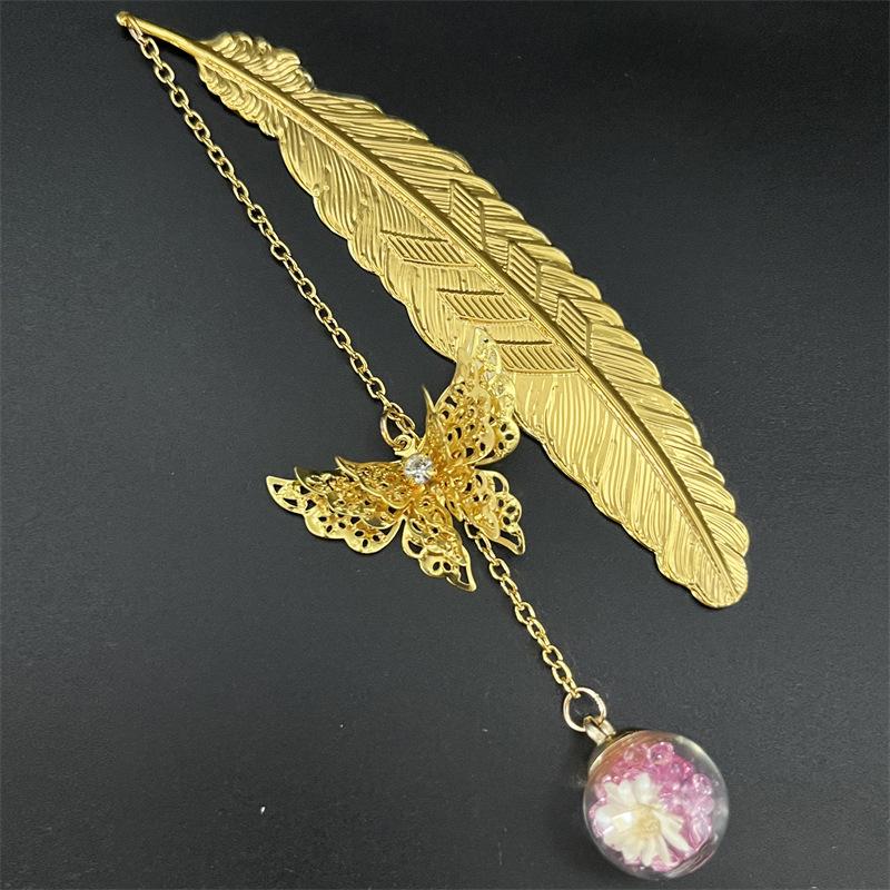 1PC Metal Bookmark Creative Im - Dried Flower Bulk recensione e prezzo