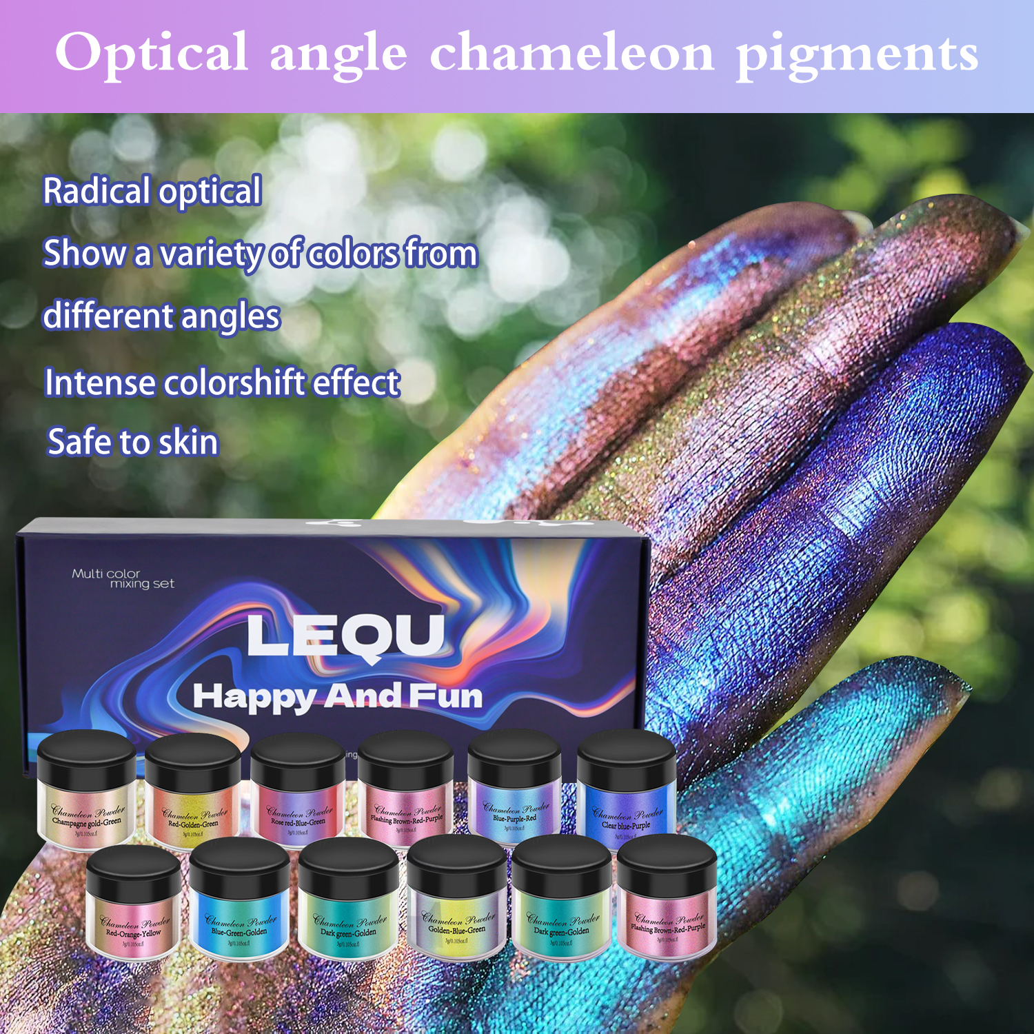 1 Set Chameleon Powder Nail Ch - Resin Glitter Pack recensione e prezzo