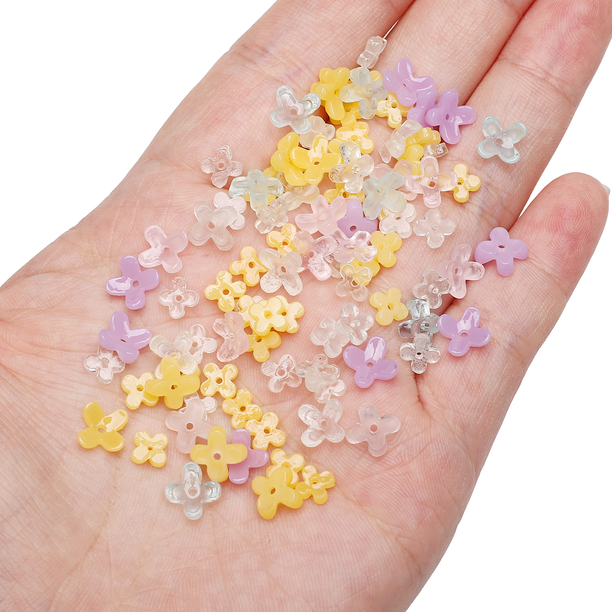 20pcs 5 7mm Resin 4 Petals Flo - Flower Preservation Resin recensione e prezzo