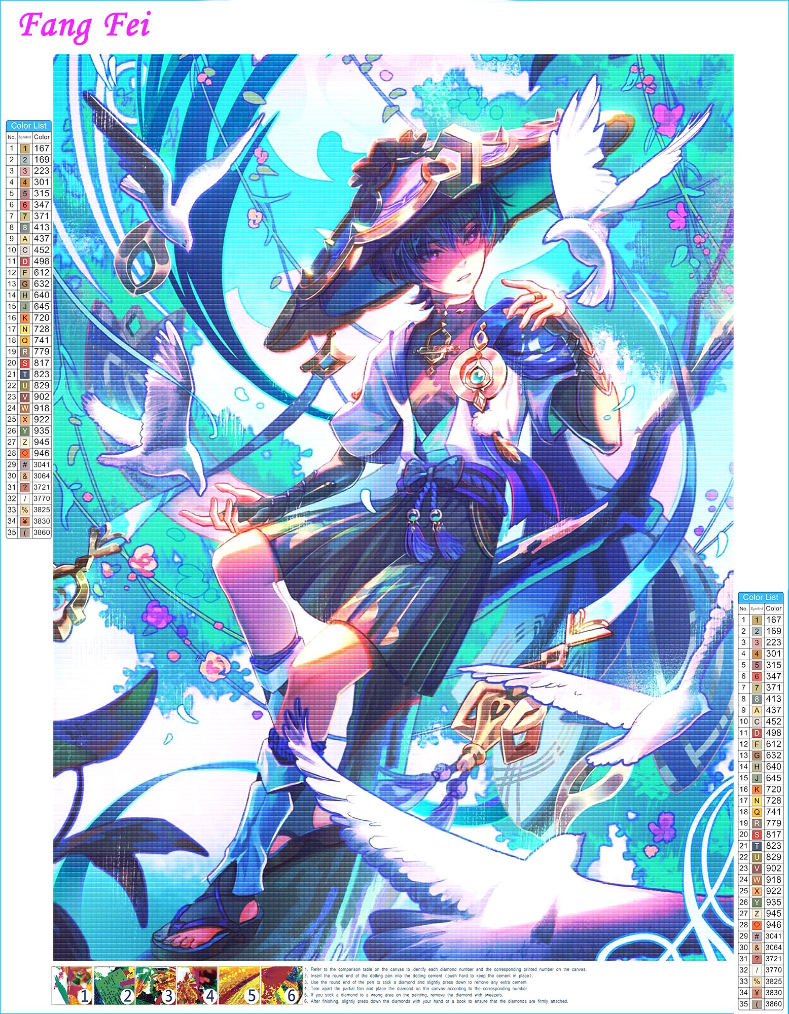 Anime Genshin Impact Full Dril - Resin Craft Genshin recensione e prezzo