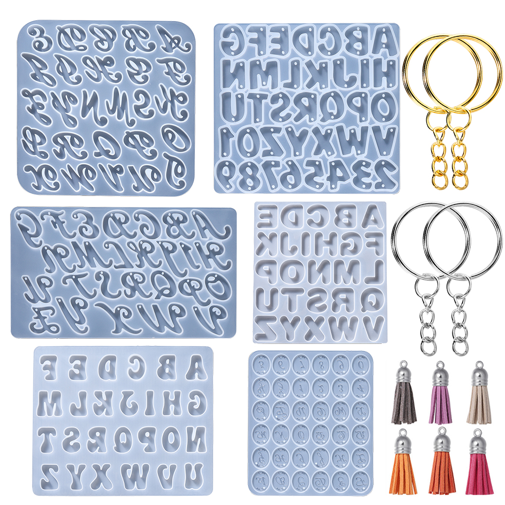 Alphabet Epoxy Resin Silicone  - Gold Foil Flakes recensione e prezzo