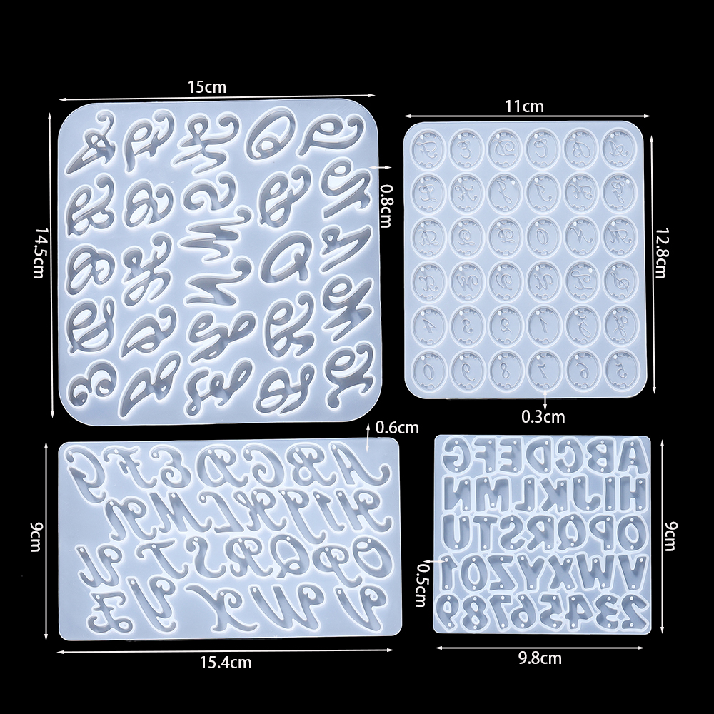 Alphabet Epoxy Resin Silicone  - Gold Foil Flakes recensione e prezzo