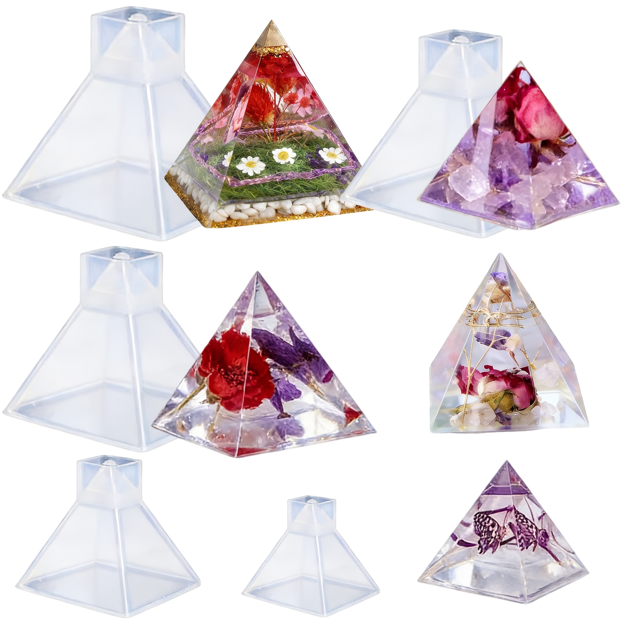 5pc- Pyramid resin molds of va - Resin Jewelry Kit recensione e prezzo