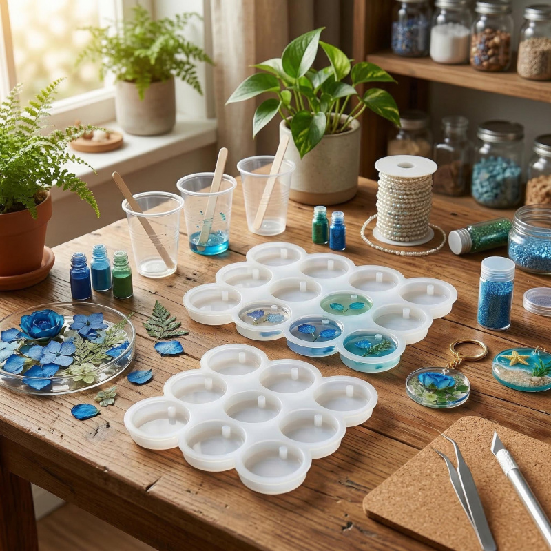 2 Resin keychain mold ，3.3cent - Resin Pigment Set recensione e prezzo