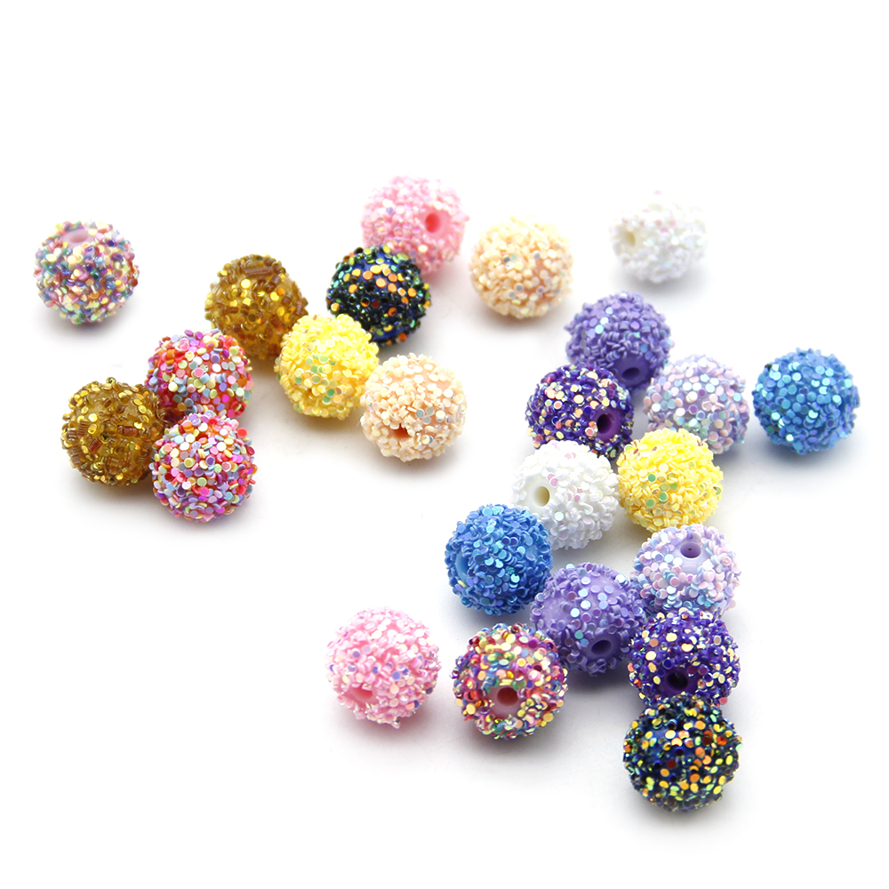 5pcs/pack Glitter Resin Beads, - Resin Glitter Pack recensione e prezzo
