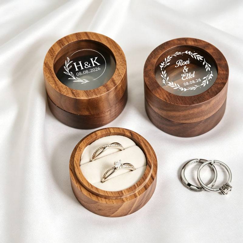 Personalized Wedding Ring Box  - Wood Ring Blank recensione e prezzo