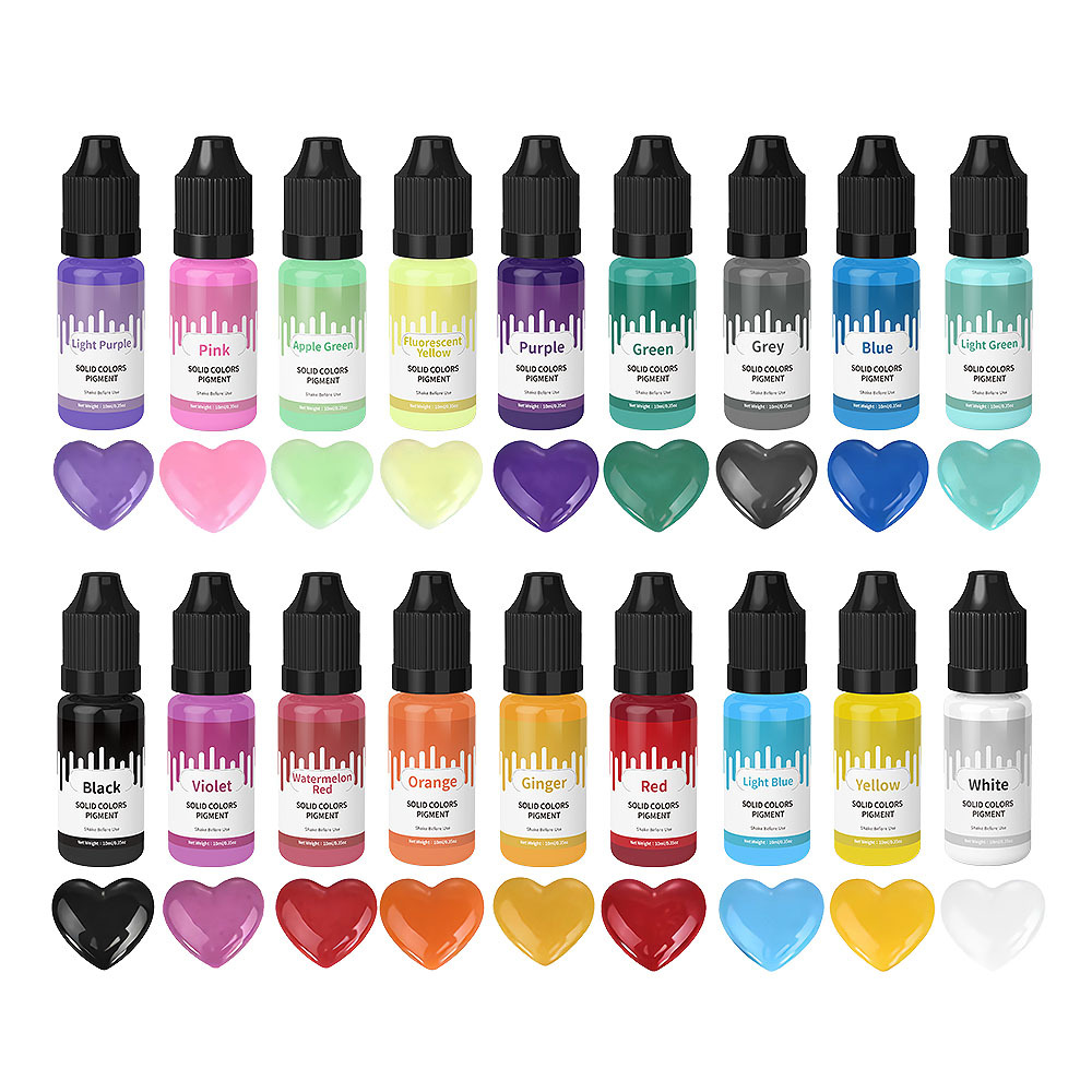 18Colors 10ml Macaron Solid Pa - Resin Pigment Set recensione e prezzo