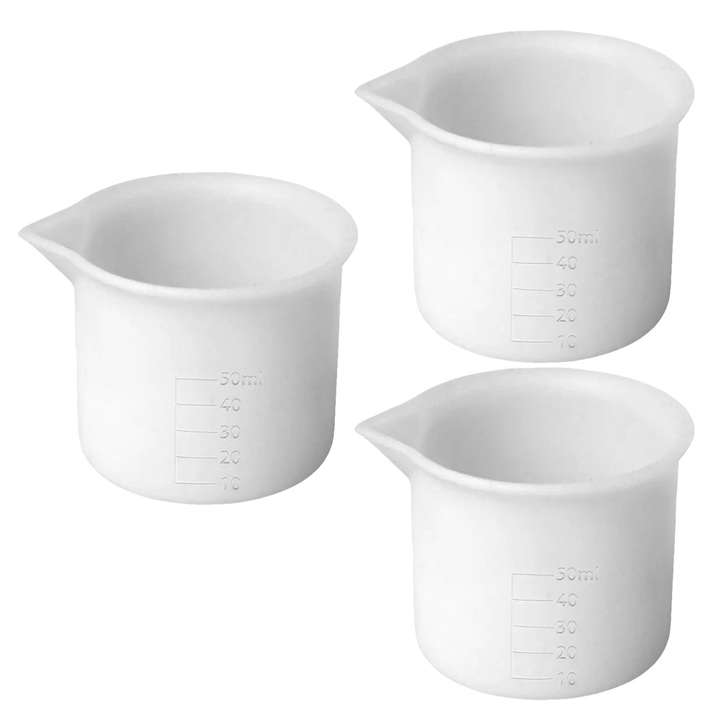 3Pcs 50Ml Silicone Measuring C - Mixing Cup Silicone recensione e prezzo