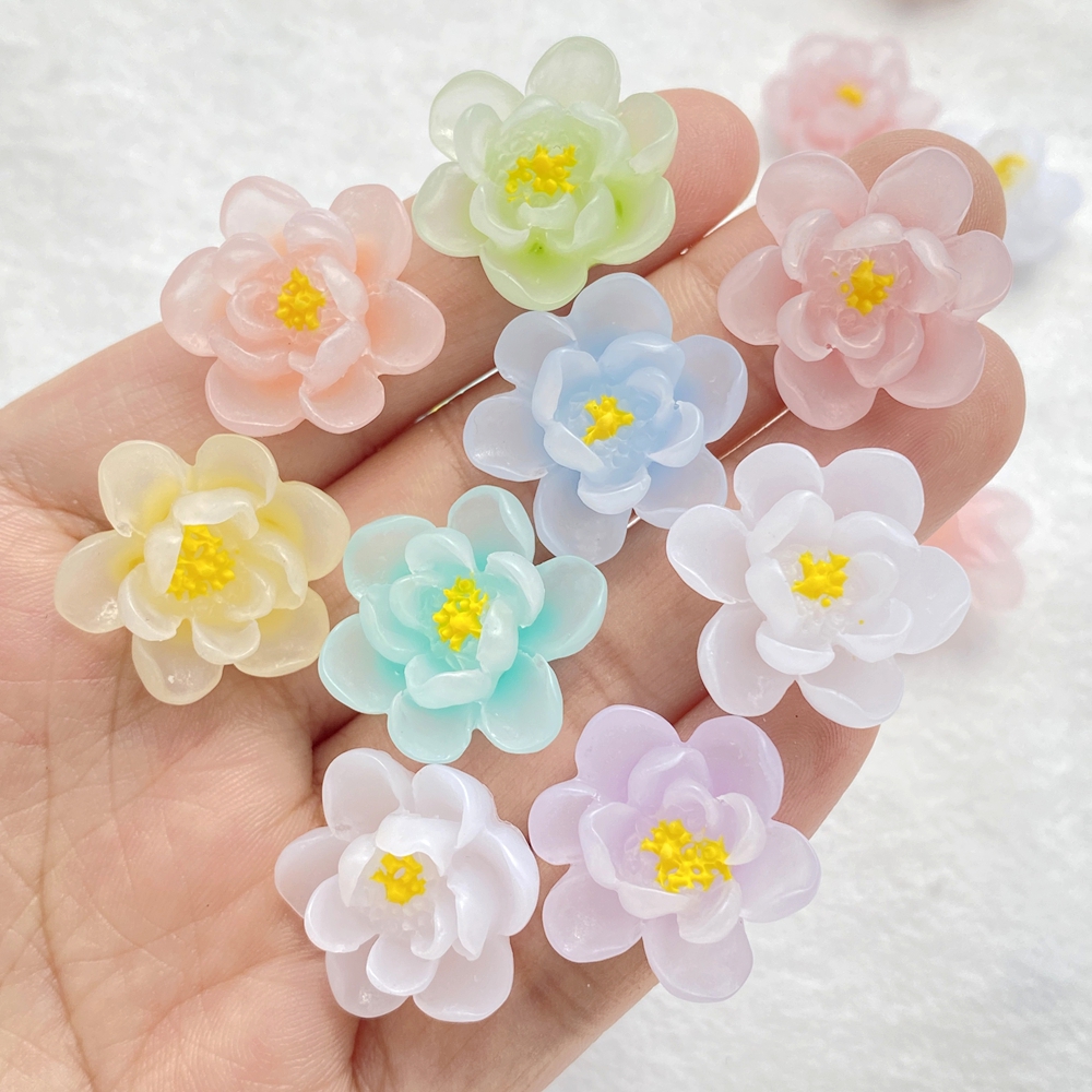 10Pcs New Cute Cartoon Flower  - Flower Preservation Resin recensione e prezzo
