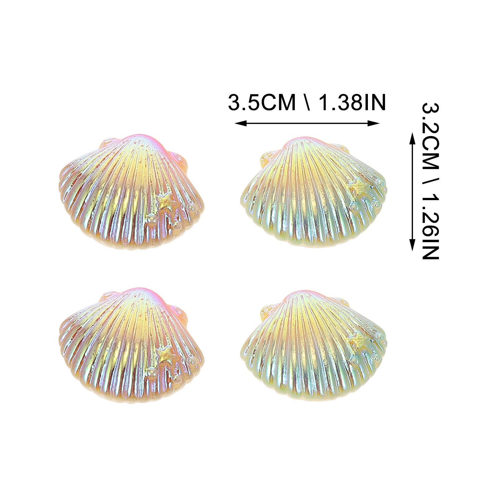 20Pcs Shell Charms for DIY Pho - Resin Crafts Diy recensione e prezzo