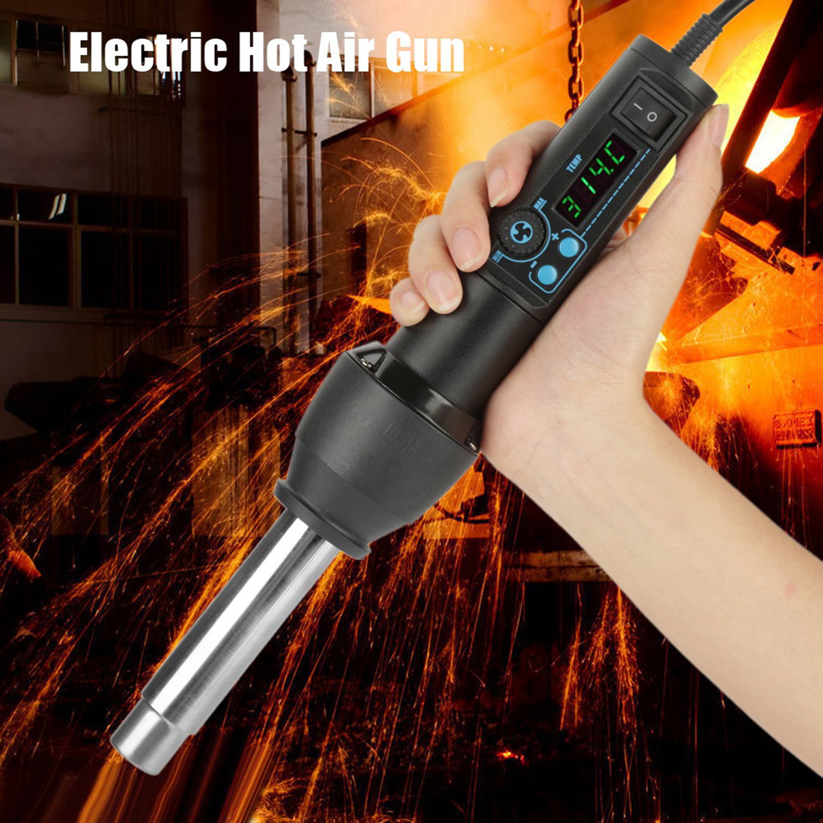 8858‑I / 650W LED Digital Disp - Heat Gun Small recensione e prezzo