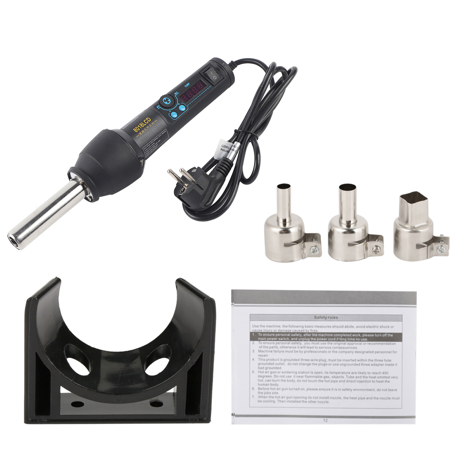 8858‑I / 650W LED Digital Disp - Heat Gun Small recensione e prezzo