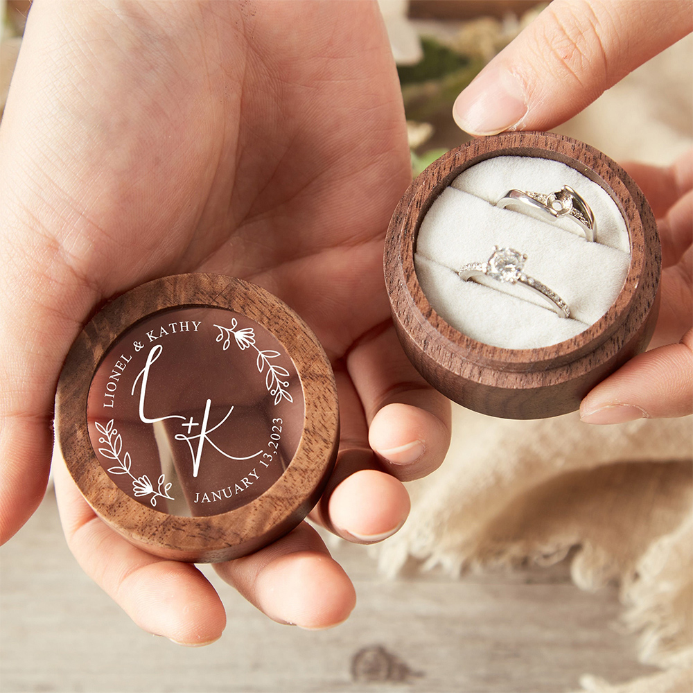 Personalized Wooden Wedding Ri - Wood Ring Blank recensione e prezzo