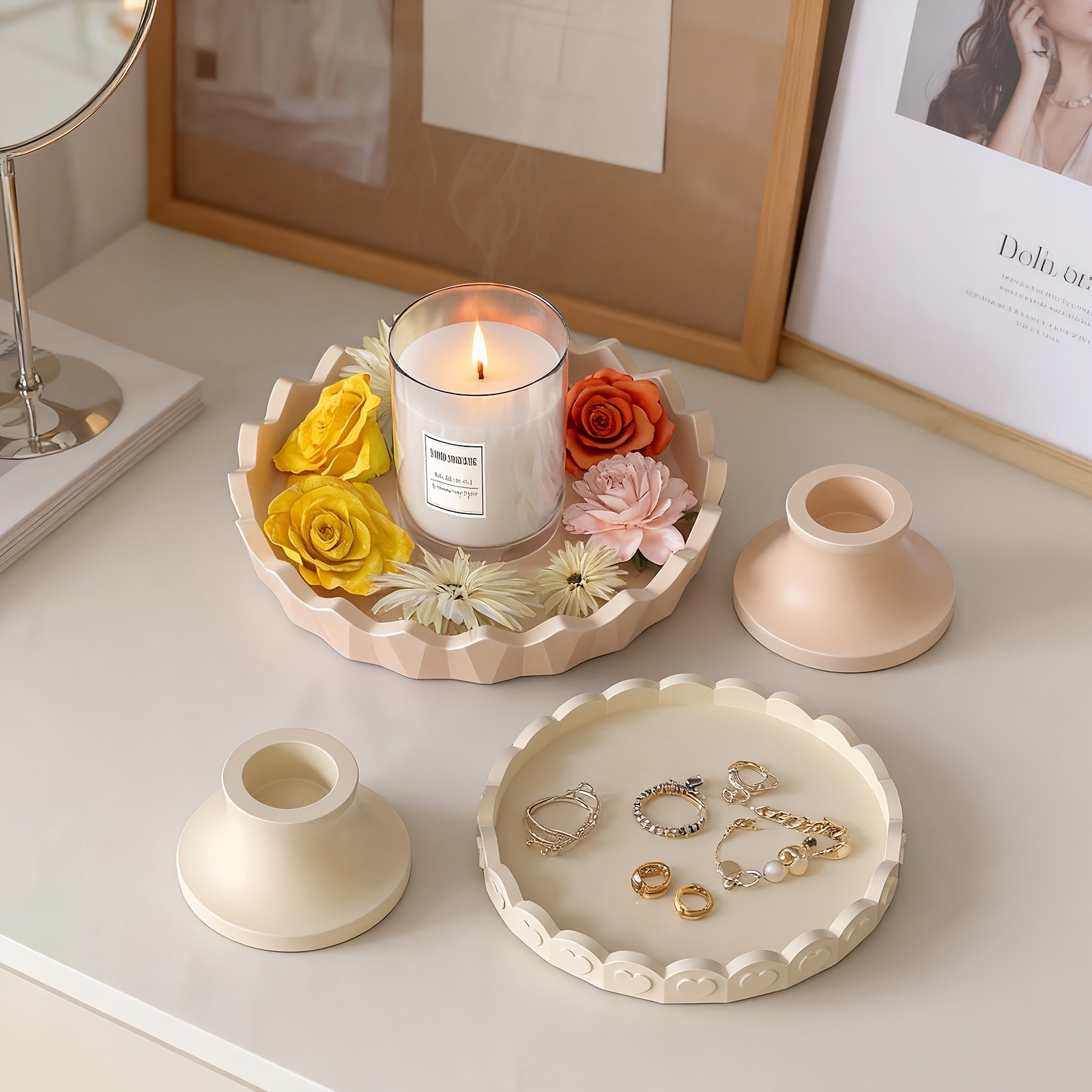 2pcs Silicone Tray Mold Set, R - Resin Jewelry Kit recensione e prezzo