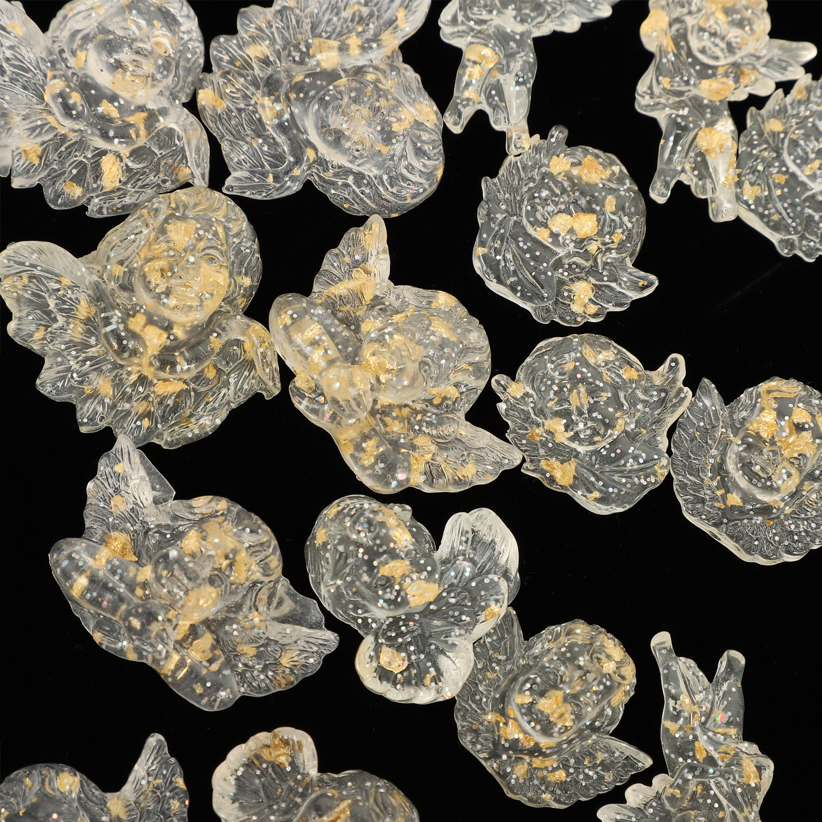 24Pcs Resin Flatback Angel Orn - Resin Crafts Diy recensione e prezzo