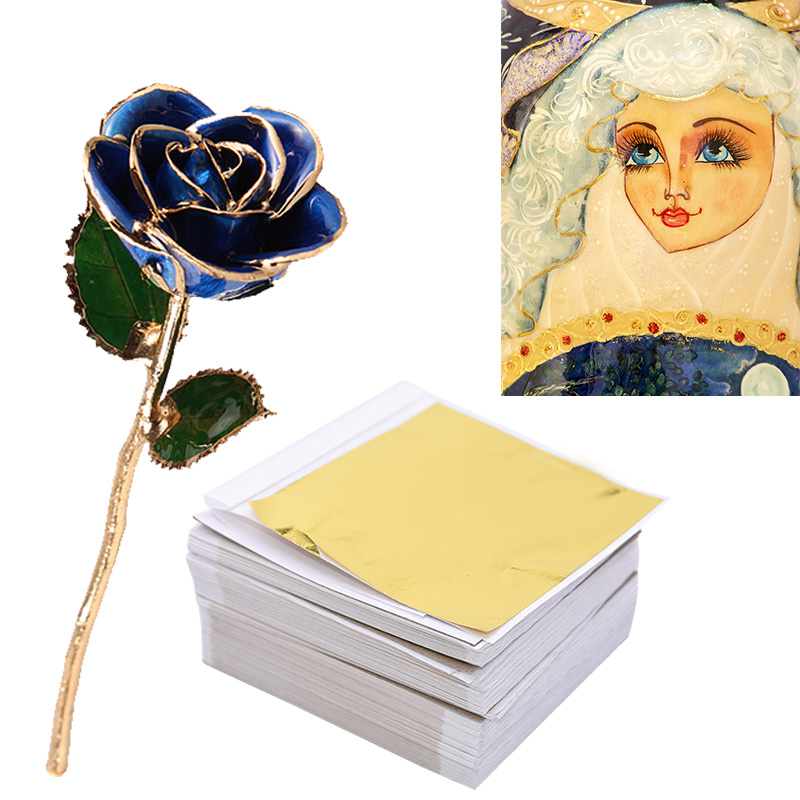 100pcs Imitation Gold Sliver L - Gold Foil Flakes recensione e prezzo
