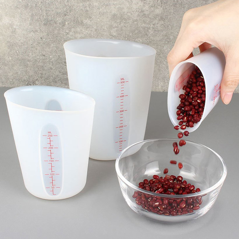 125/250/500ml Silicone Measuri - Mixing Cup Silicone recensione e prezzo