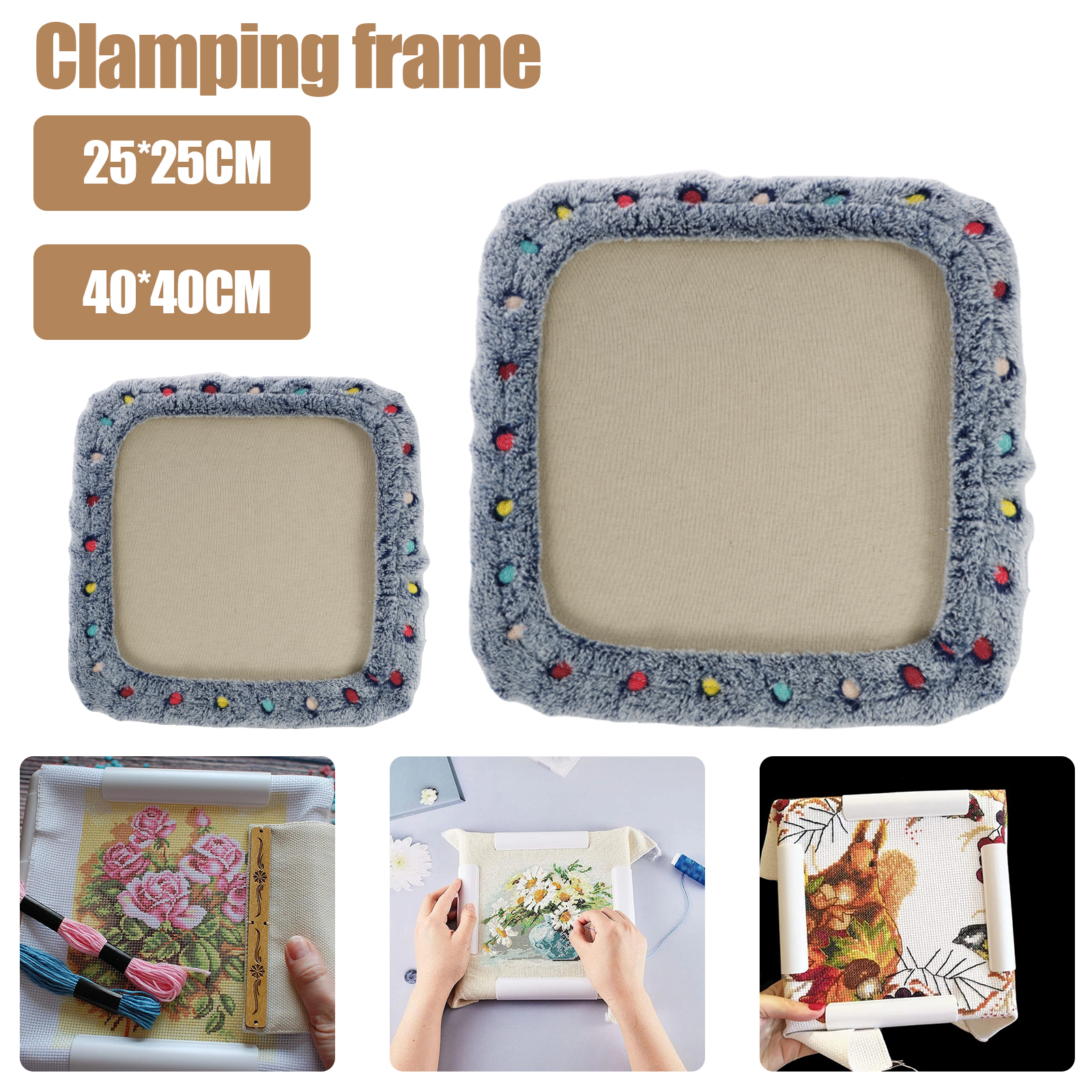 Punch Needle Frame Square Embr - Wood Ring Blank recensione e prezzo