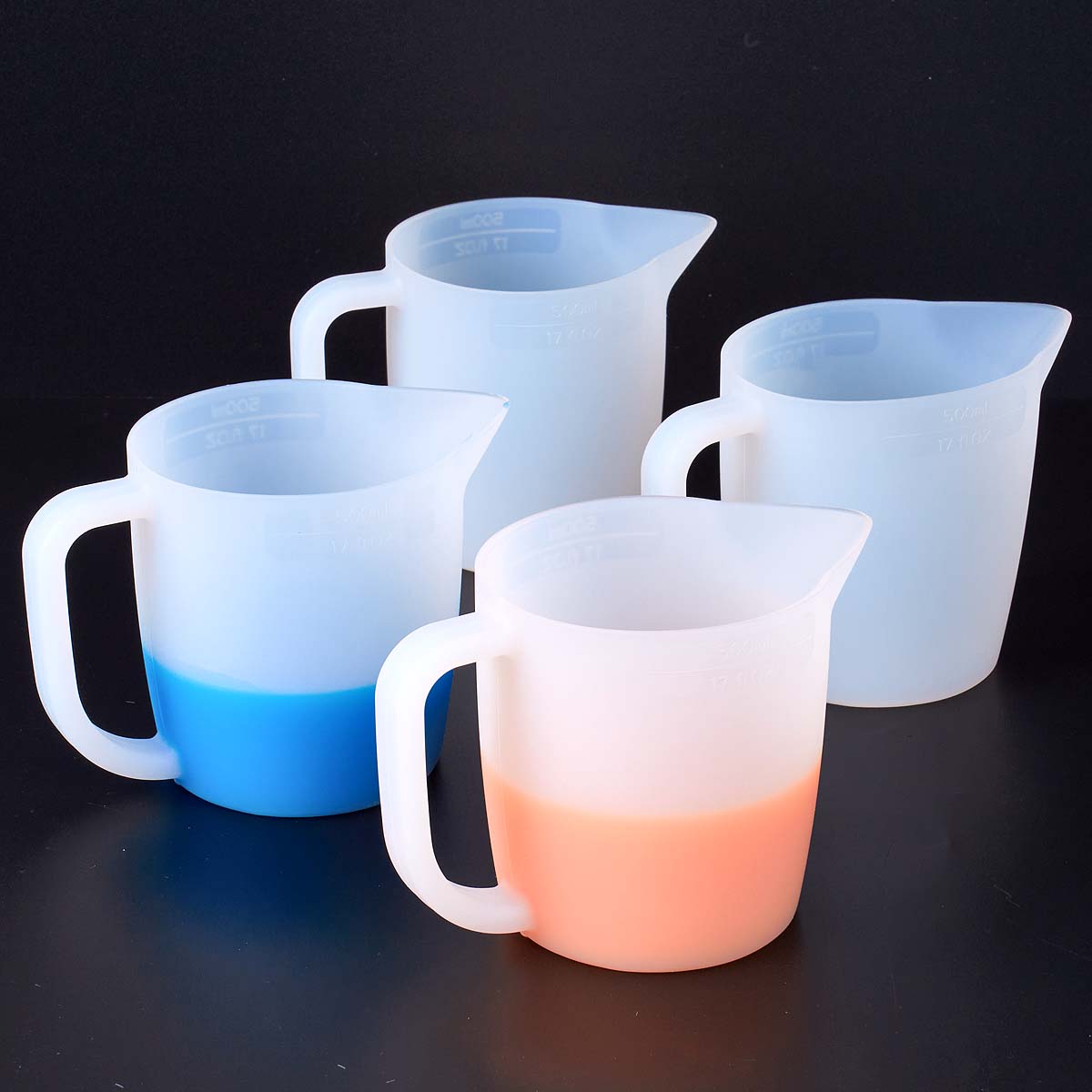 500ML Silicone Measuring Cup w - Mixing Cup Silicone recensione e prezzo