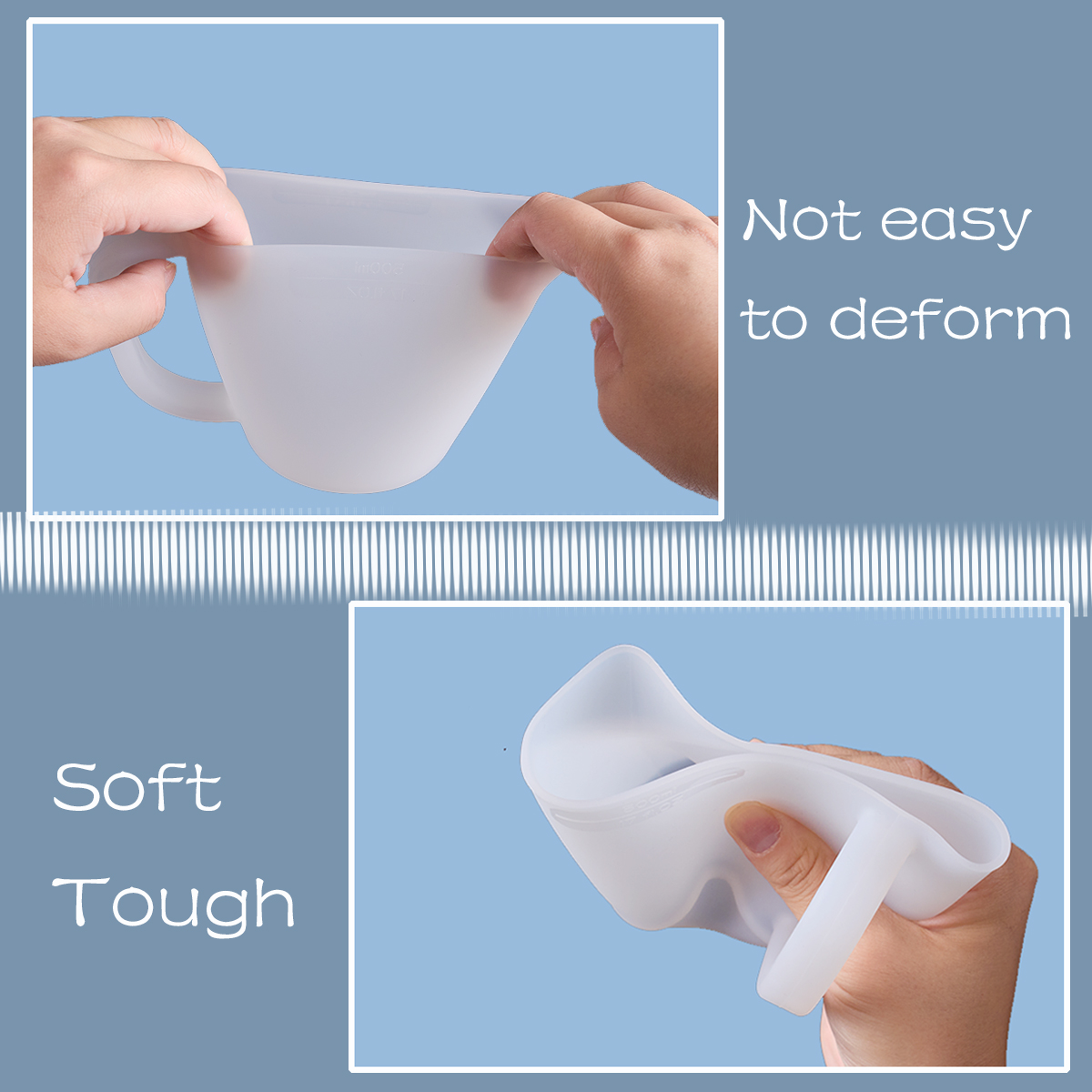 500ML Silicone Measuring Cup w - Mixing Cup Silicone recensione e prezzo