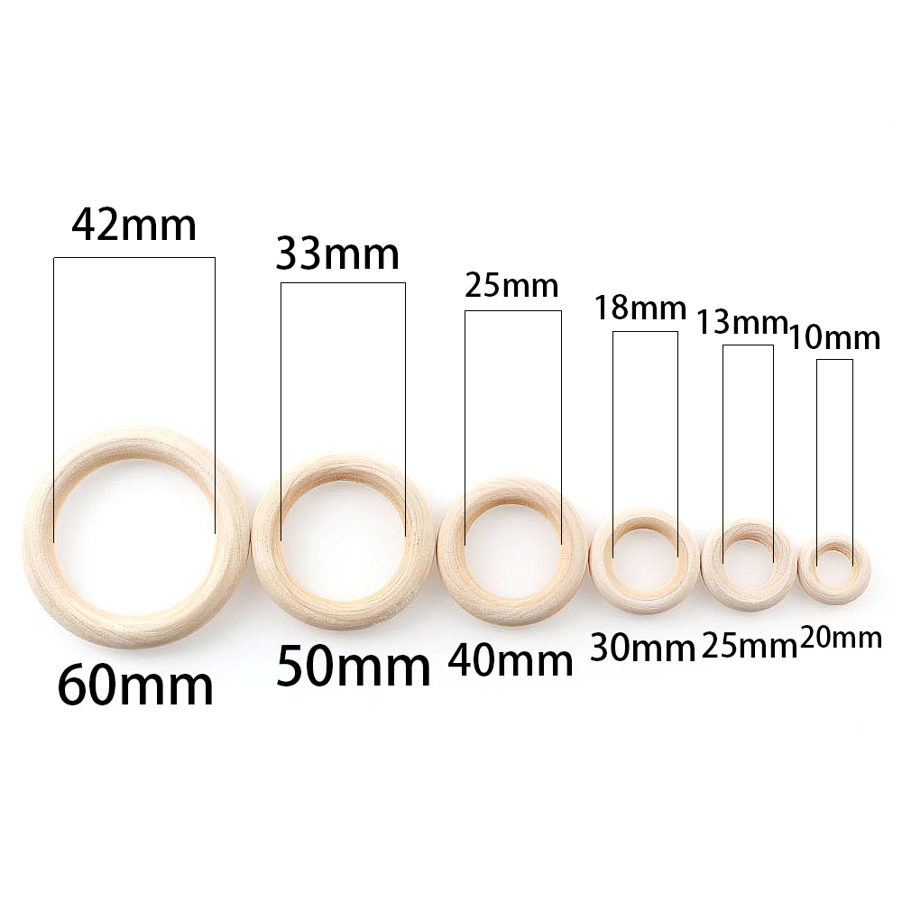 Unfinished Wooden Rings 20-60m - Wood Ring Blank recensione e prezzo
