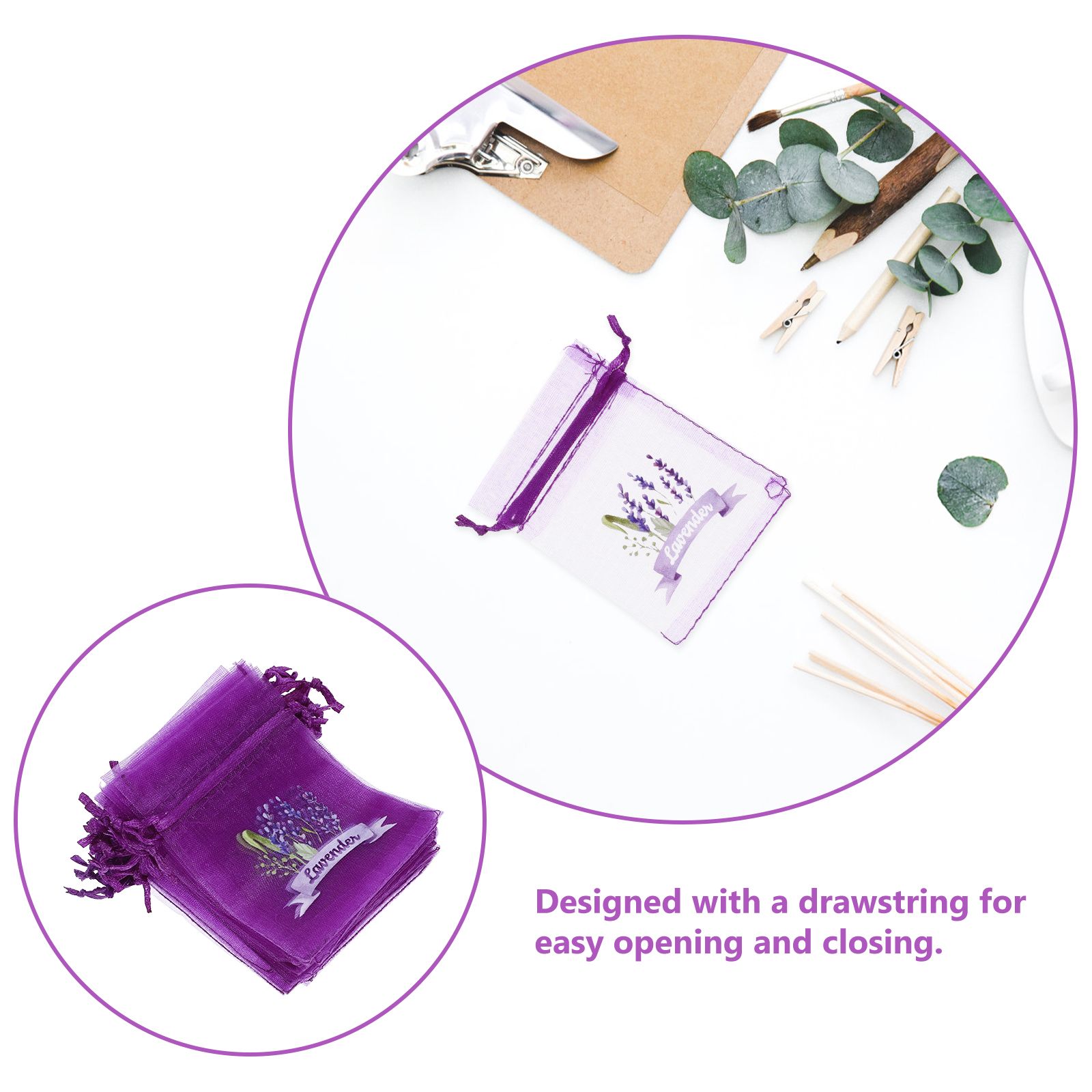 20 Pcs Empty Lavender Sachets  - Dried Flower Bulk recensione e prezzo