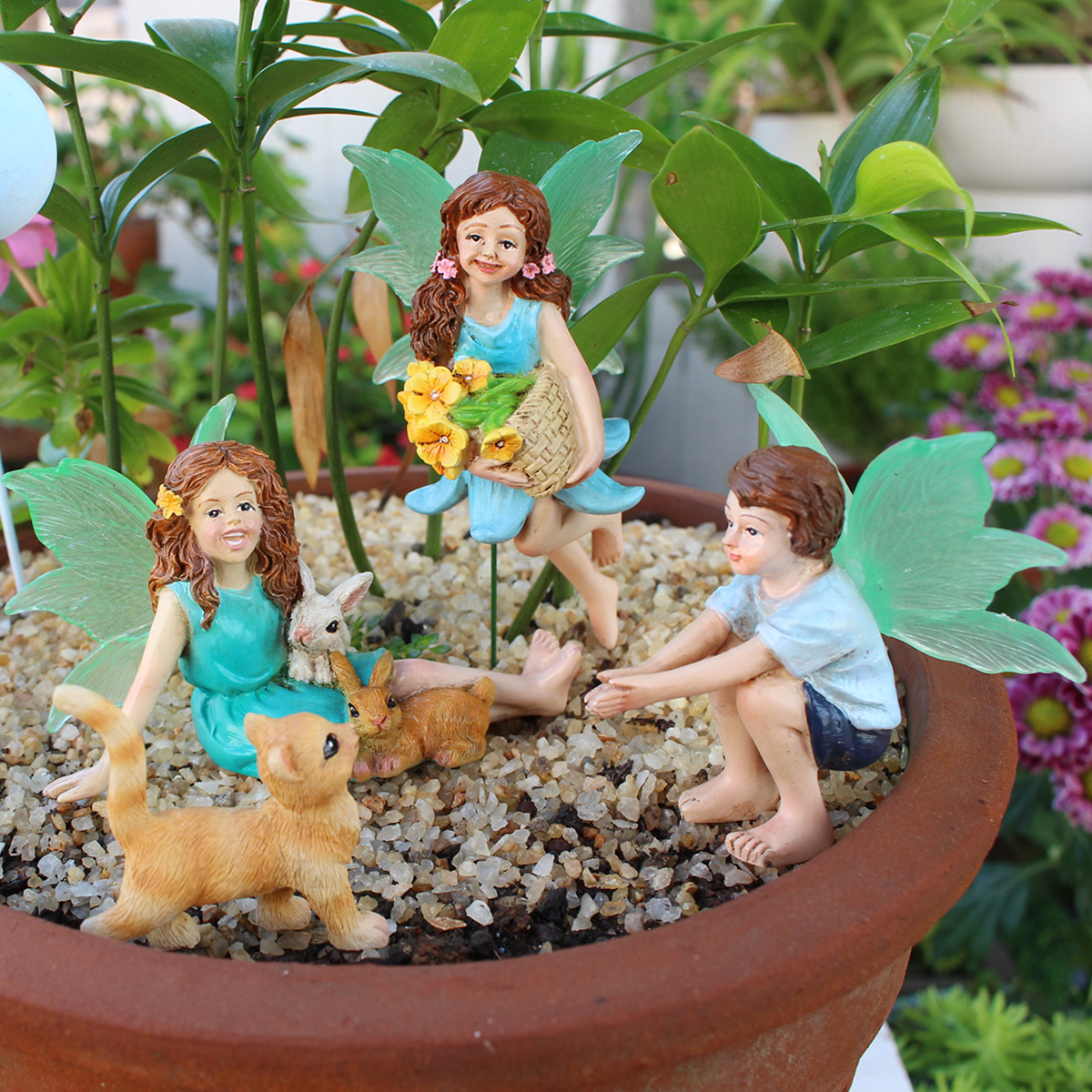 4pc Flower Fairy and Animal Pa - Resin Craft Supplies recensione e prezzo