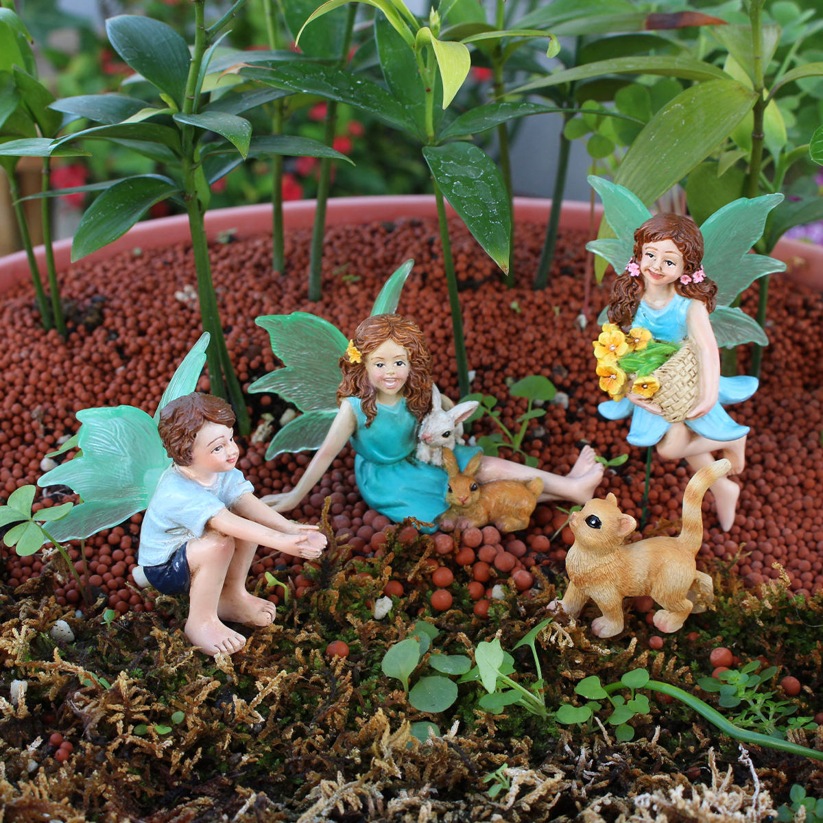 4pc Flower Fairy and Animal Pa - Resin Craft Supplies recensione e prezzo