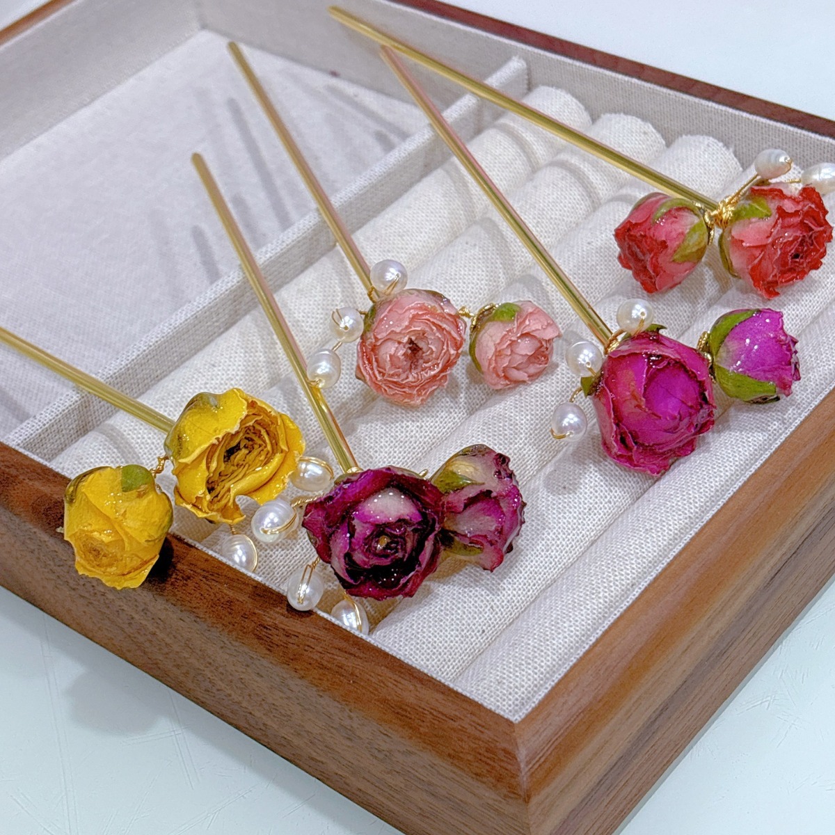 5pcs Drip Glue Roses Dried Flo - Dried Flower Bulk recensione e prezzo