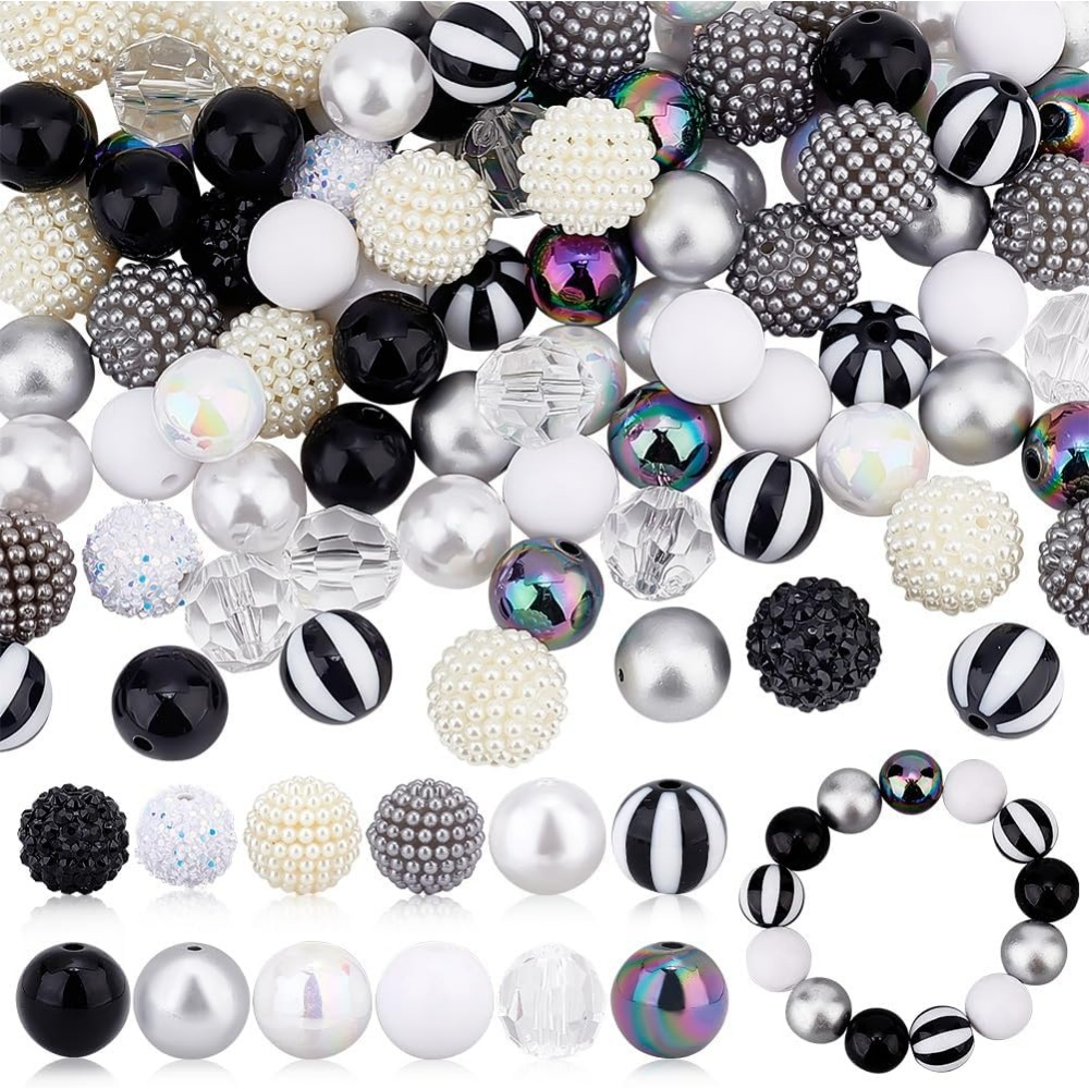 106pcs Chunky Beads 12 Styles  - Crafting Resin recensione e prezzo