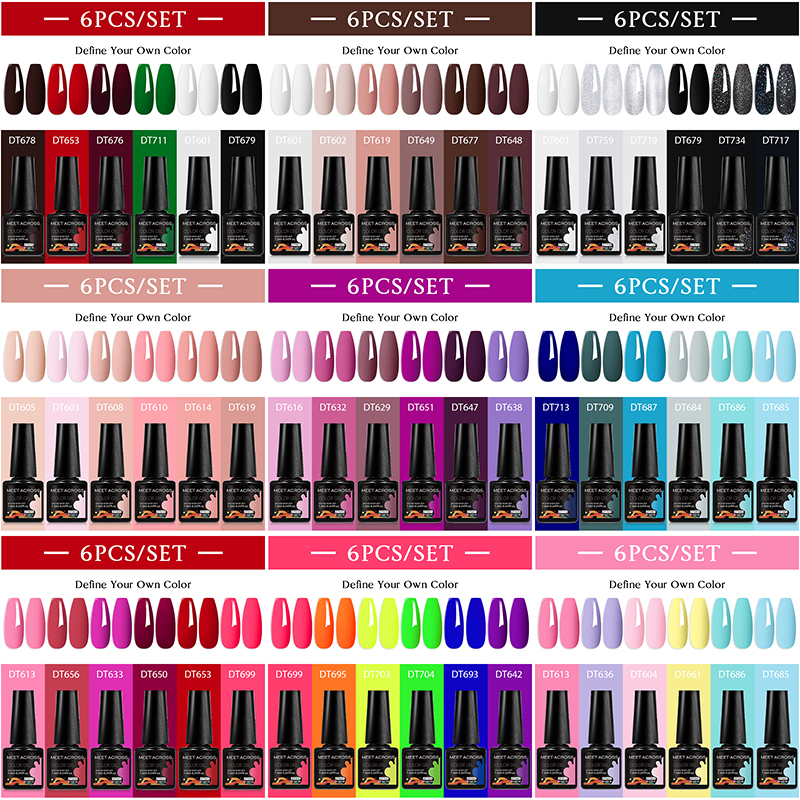 6Pcs/Set 7.3ml Sparkly Red Pin - Resin Glitter Pack recensione e prezzo