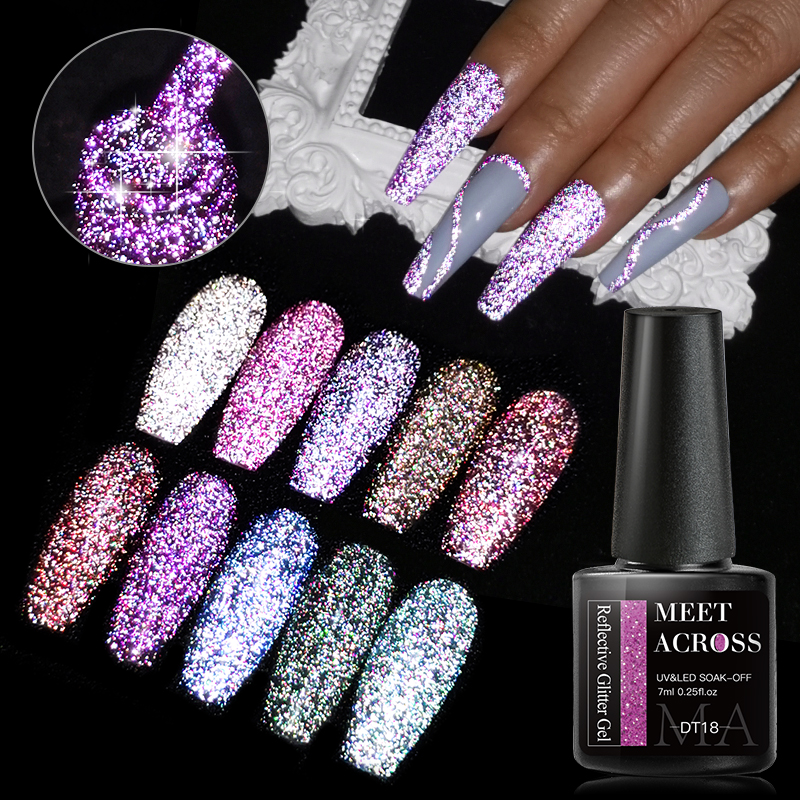 6Pcs Glitter Nail Gel Polish S - Resin Glitter Pack recensione e prezzo