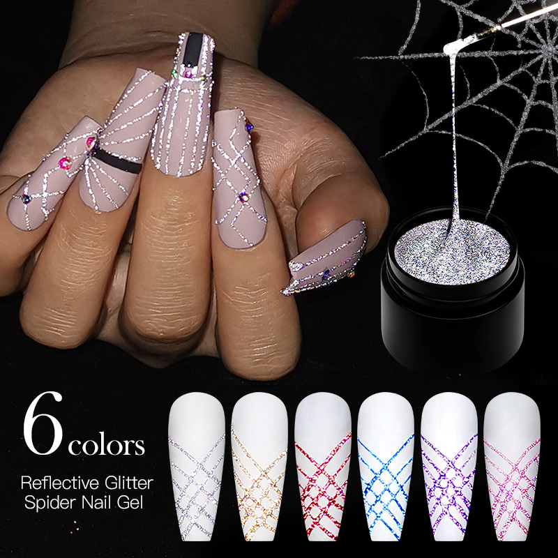 6Pcs/Set Reflective Glitter Sp - Resin Glitter Pack recensione e prezzo
