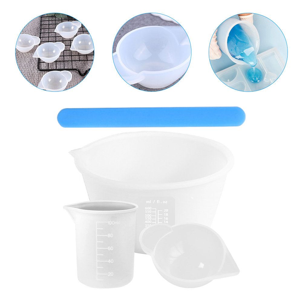 1Set Silicone Resin Measuring  - Mixing Cup Silicone recensione e prezzo