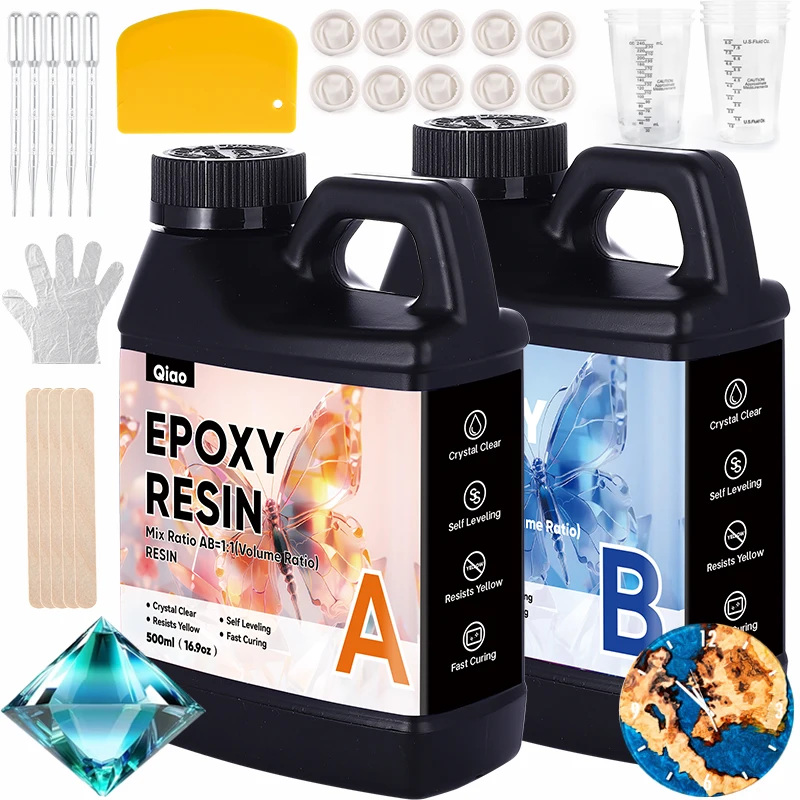 Anti-Yellowing Crystal Clear E - Resin Jewelry Kit recensione e prezzo