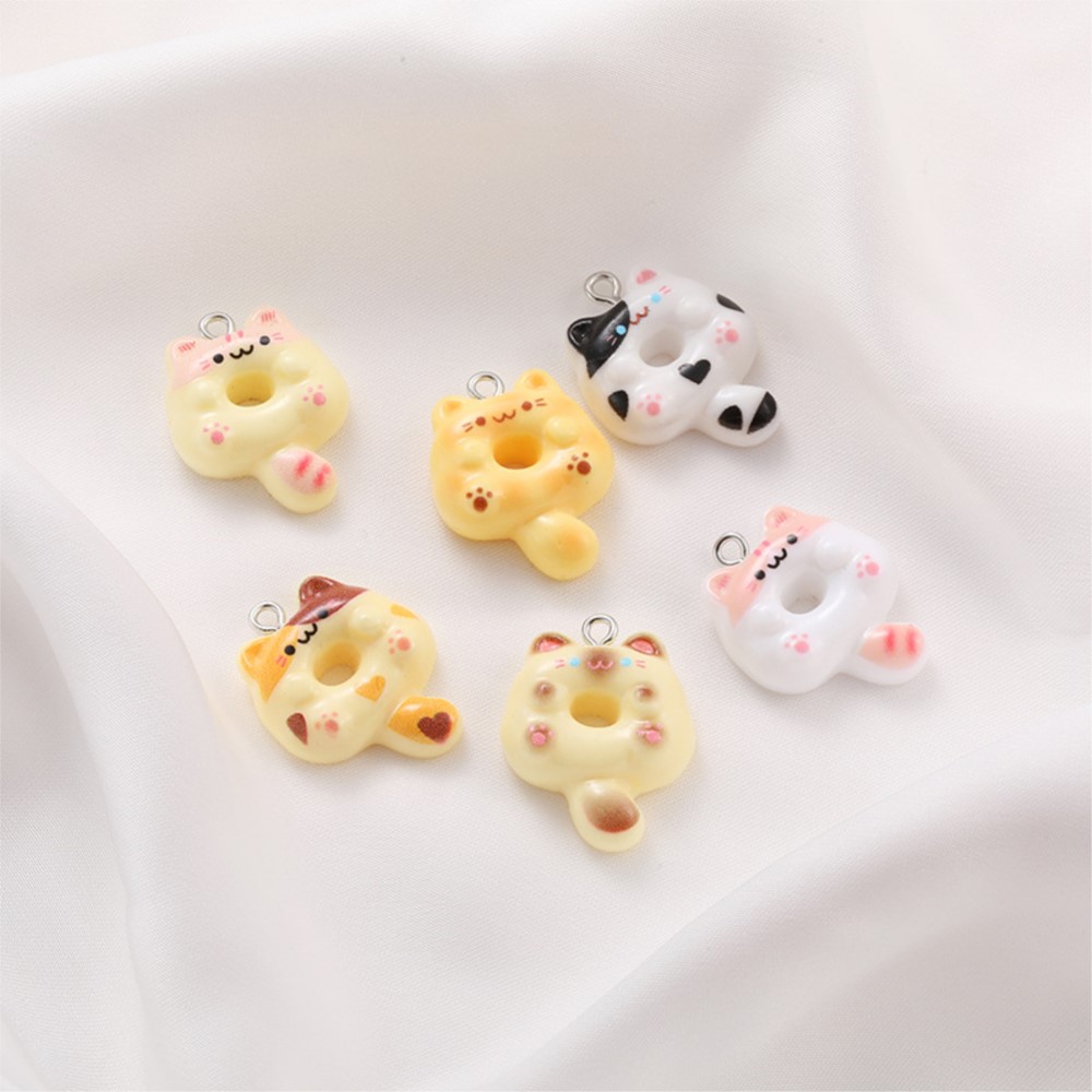 10Pcs Kawaii Cartoon Cat Resin - Resin Crafts Diy recensione e prezzo