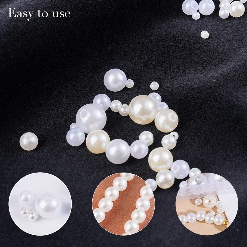 800pcs Artificial Faux Pearl R - Resin Crafts Diy recensione e prezzo