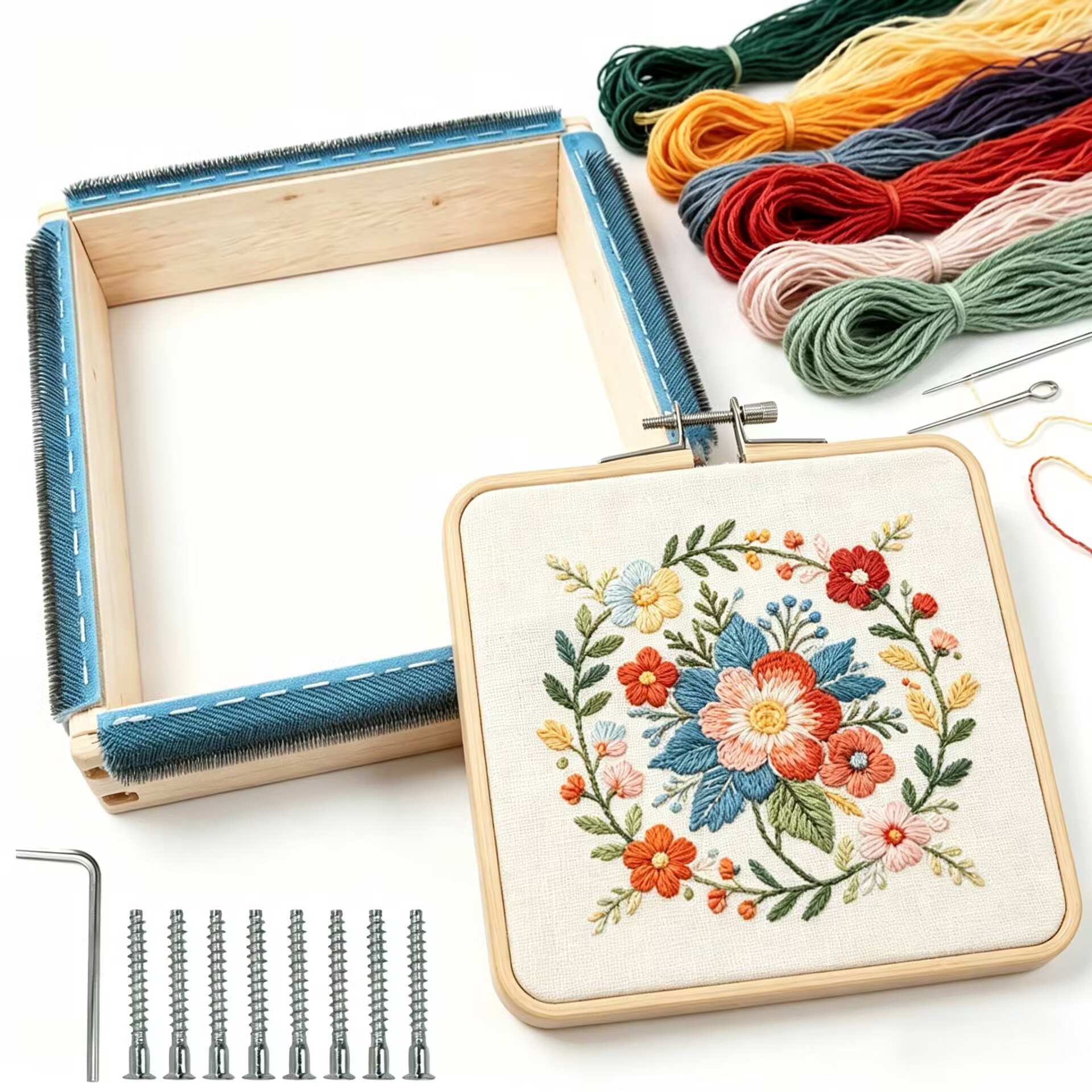 Punch Needle Frame Square Embr - Wood Ring Blank recensione e prezzo