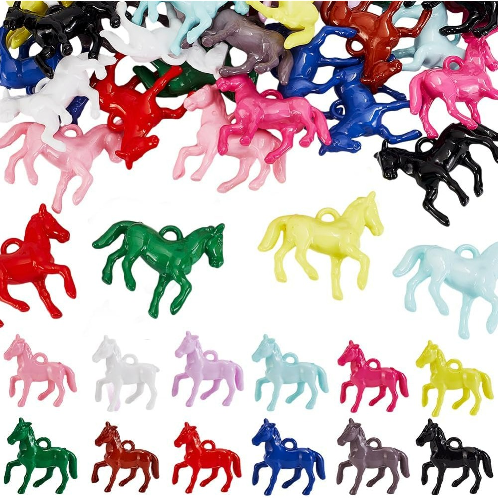 48pcs Opaque Acrylic Pendants  - Crafting Resin recensione e prezzo