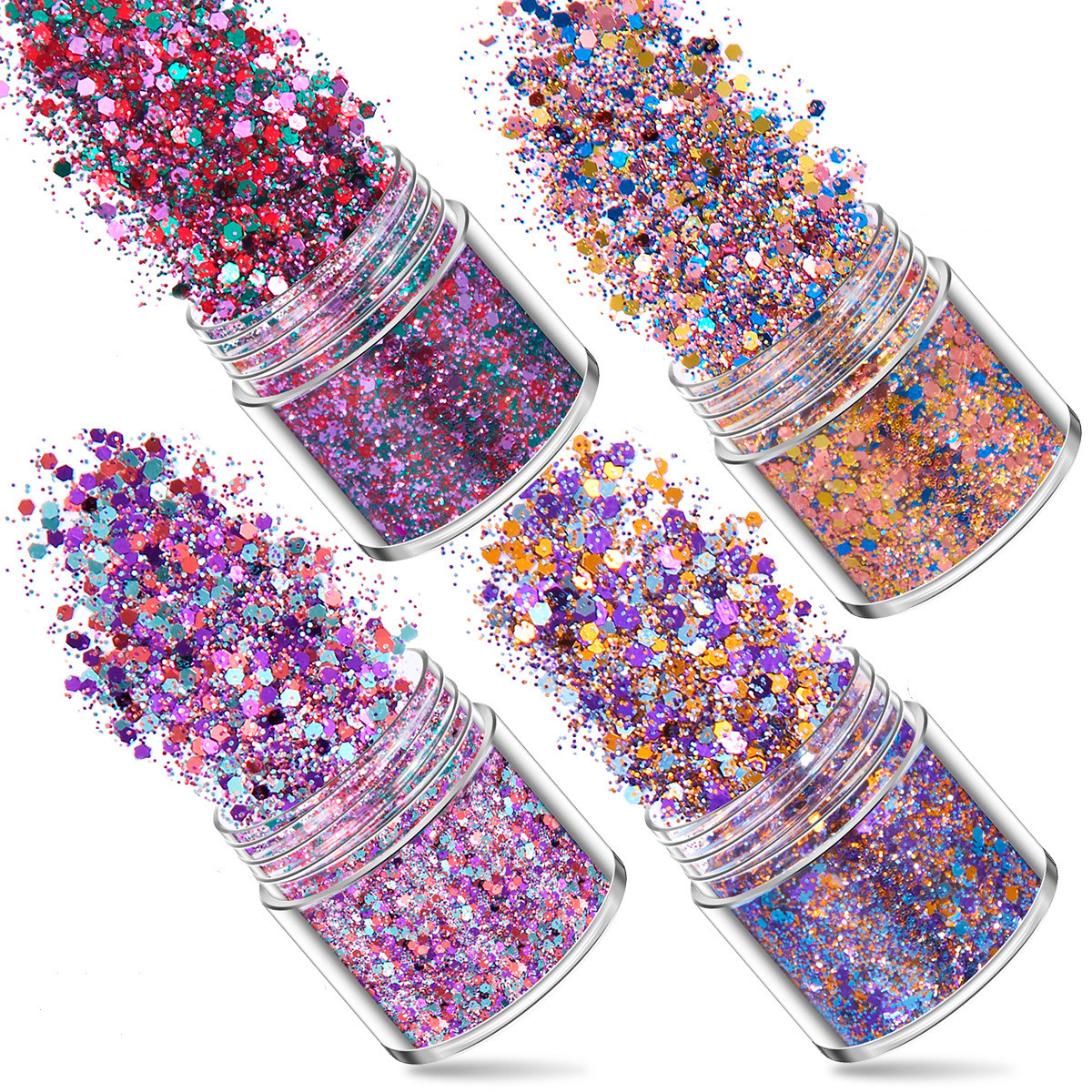 SNASAN 4Pcs Color Superfine Gl - Gold Foil Flakes recensione e prezzo