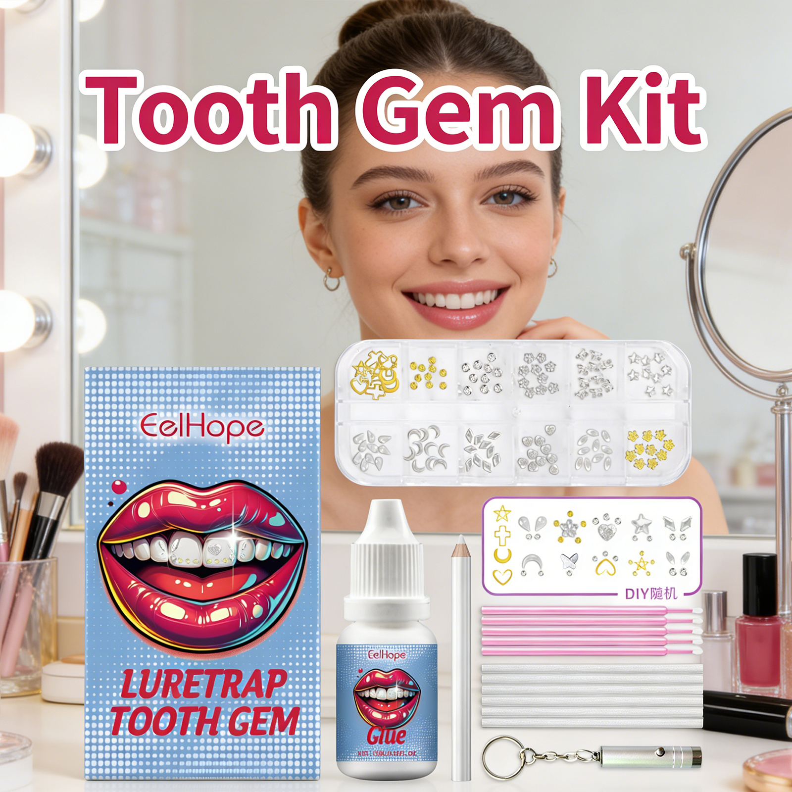 Tooth Gems Sparkling Teeth Jew - Resin Jewelry Kit recensione e prezzo
