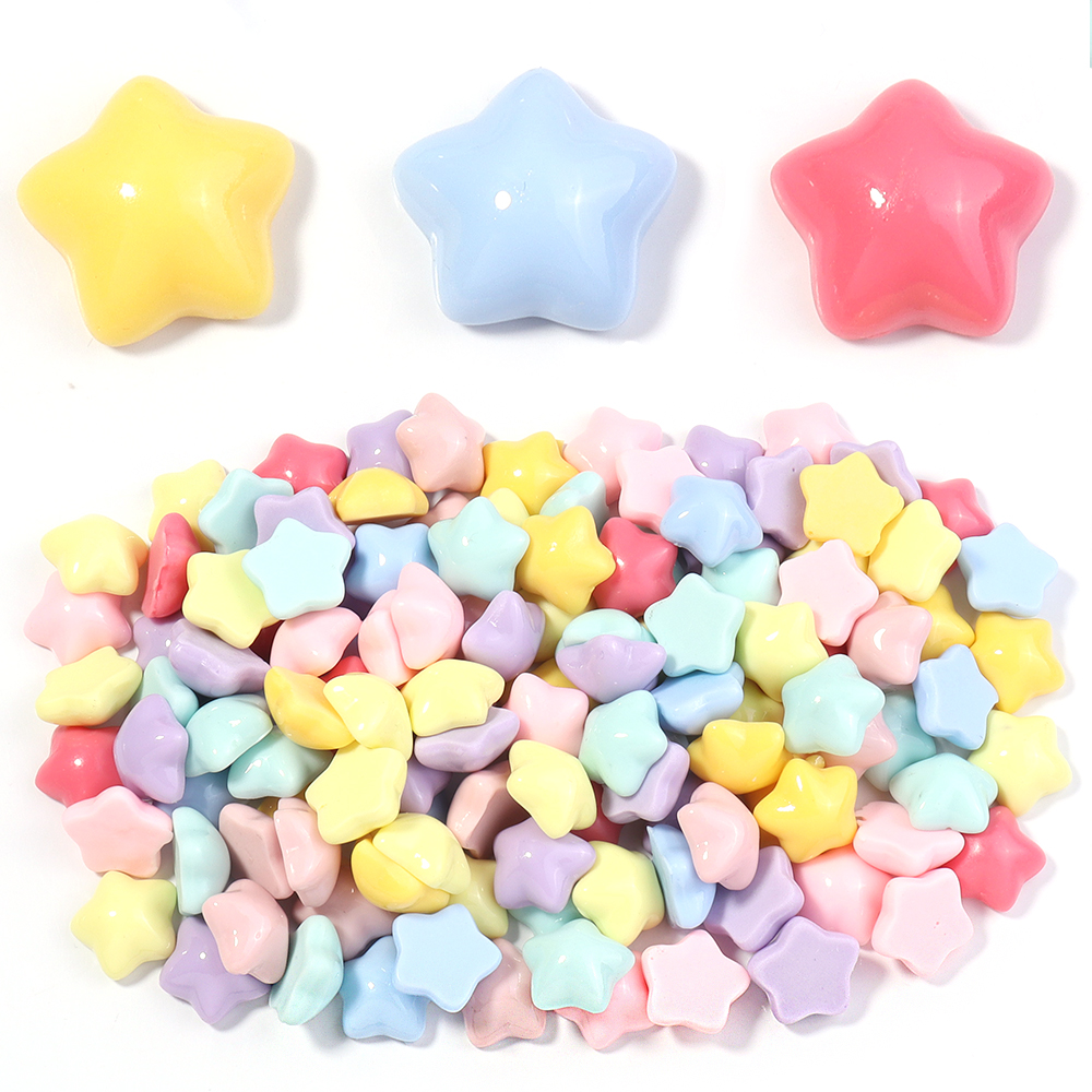 50pcs/lot 16mm Colorful Star R - Resin Crafts Diy recensione e prezzo