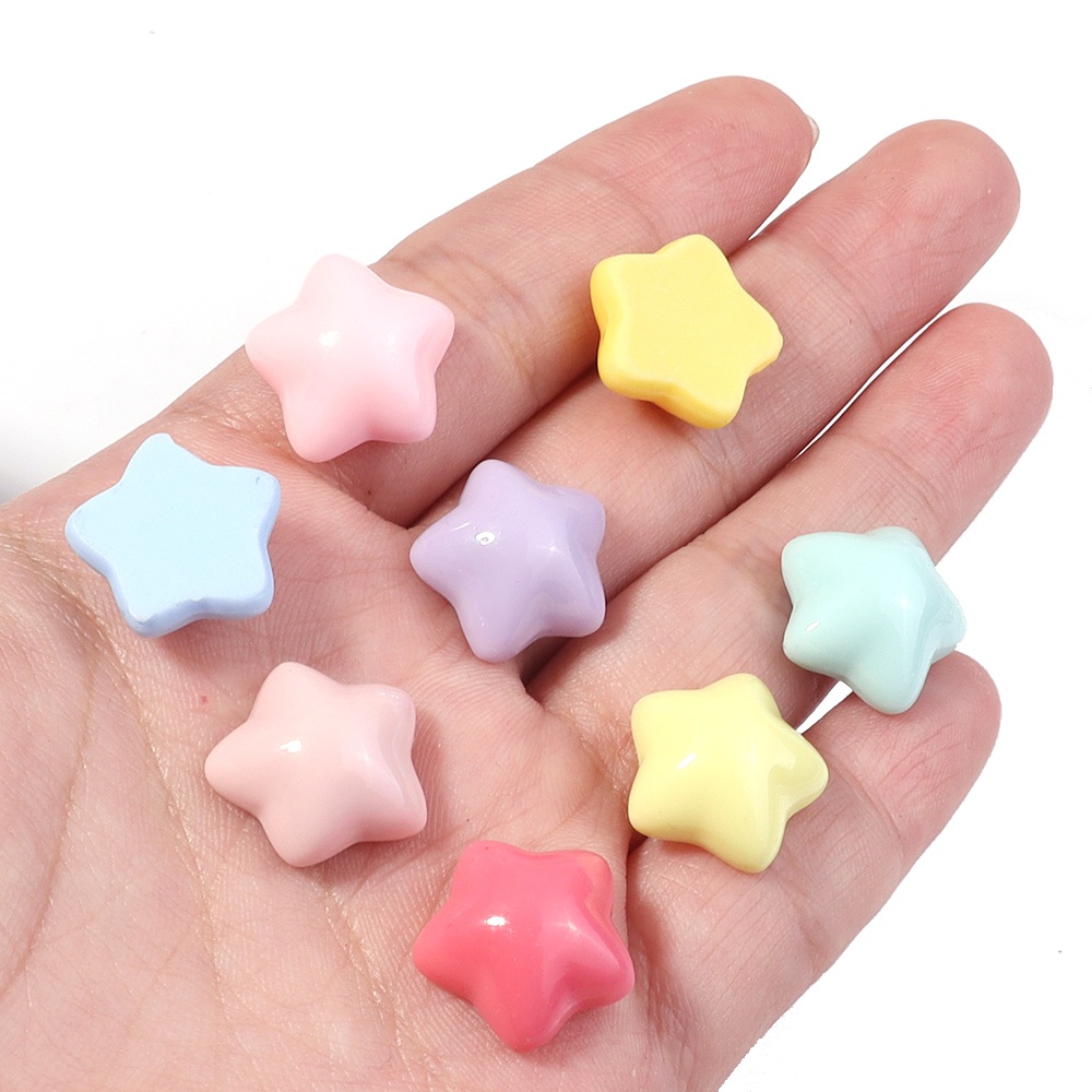 50pcs/lot 16mm Colorful Star R - Resin Crafts Diy recensione e prezzo