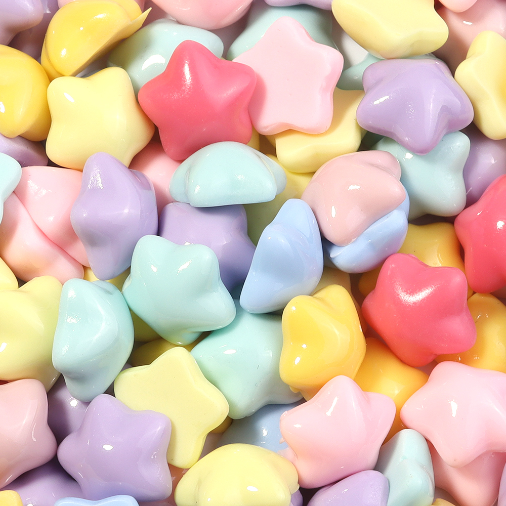 50pcs/lot 16mm Colorful Star R - Resin Crafts Diy recensione e prezzo