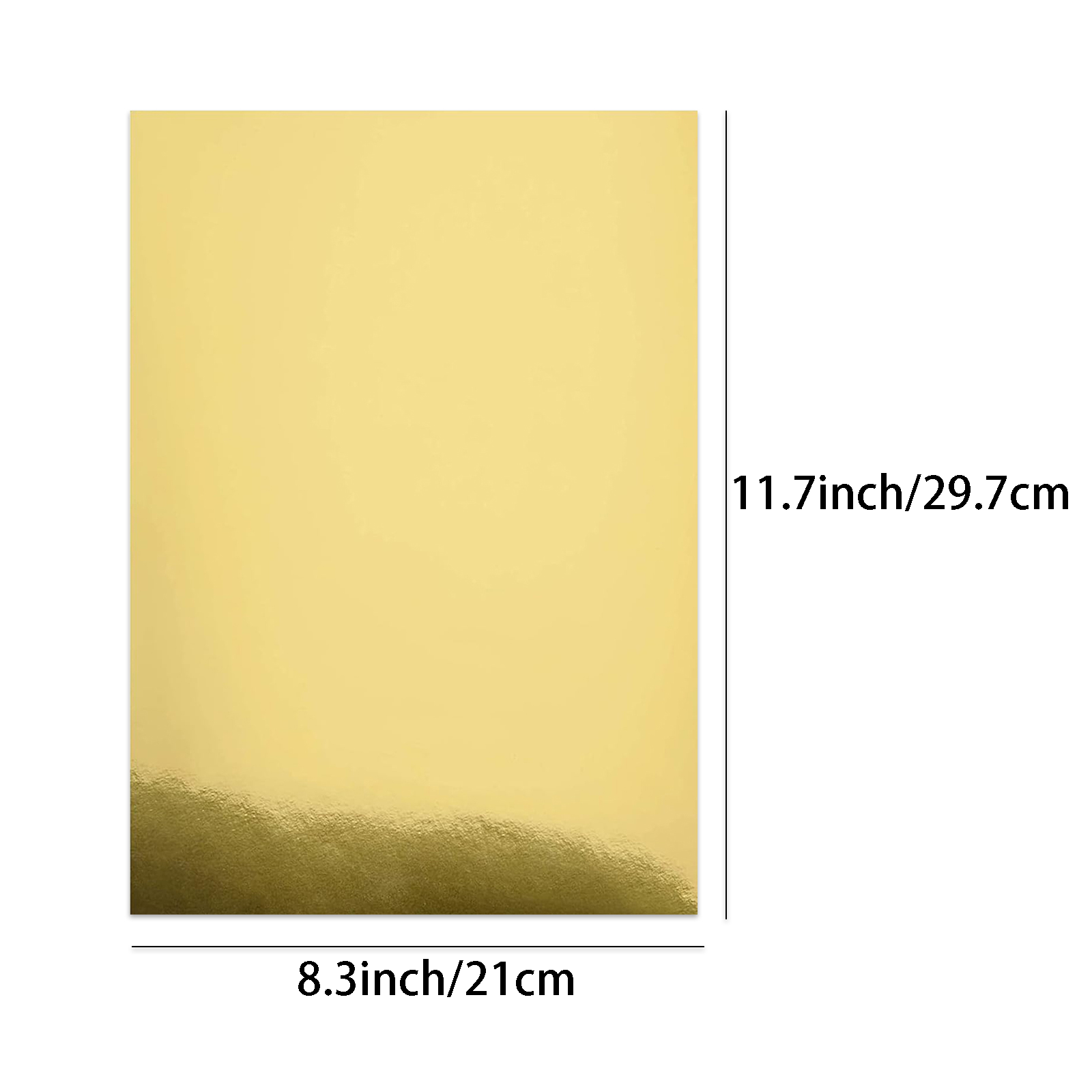 10 Sheets A4 Size Metallic Gol - Gold Foil Flakes recensione e prezzo